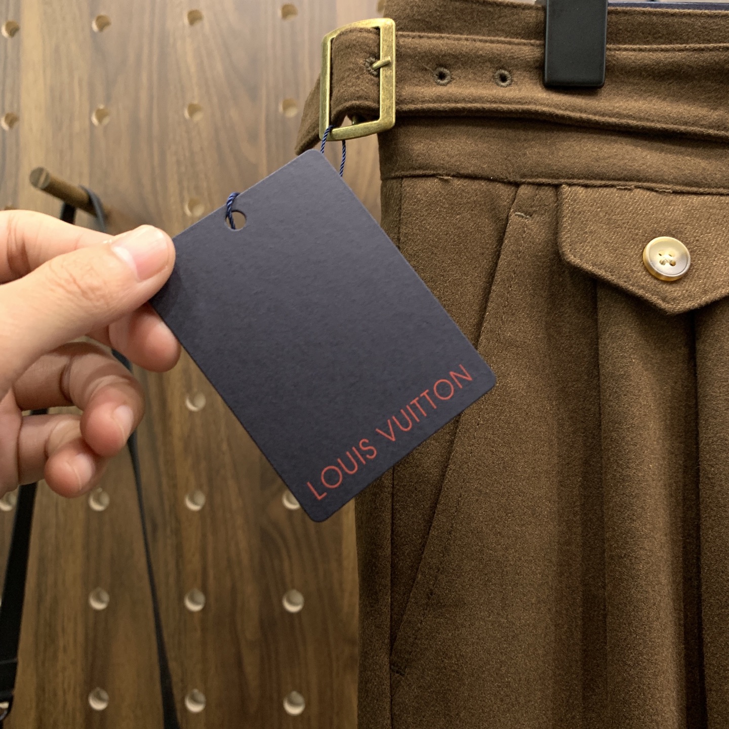 PLV🔥🔥毛呢西裤2025ss秋冬【新品】官网同步有售，男士高端商务休闲毛呢西裤，高端进口面料，带弹力，