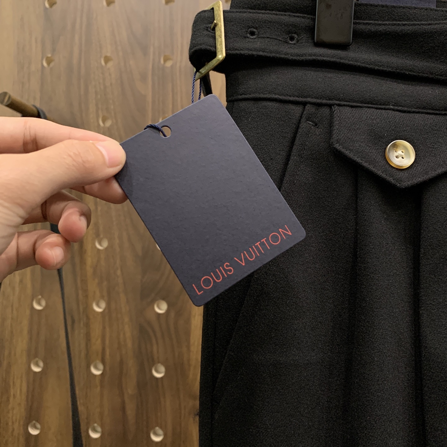 PLV🔥🔥毛呢西裤2025ss秋冬【新品】官网同步有售，男士高端商务休闲毛呢西裤，高端进口面料，带弹力，