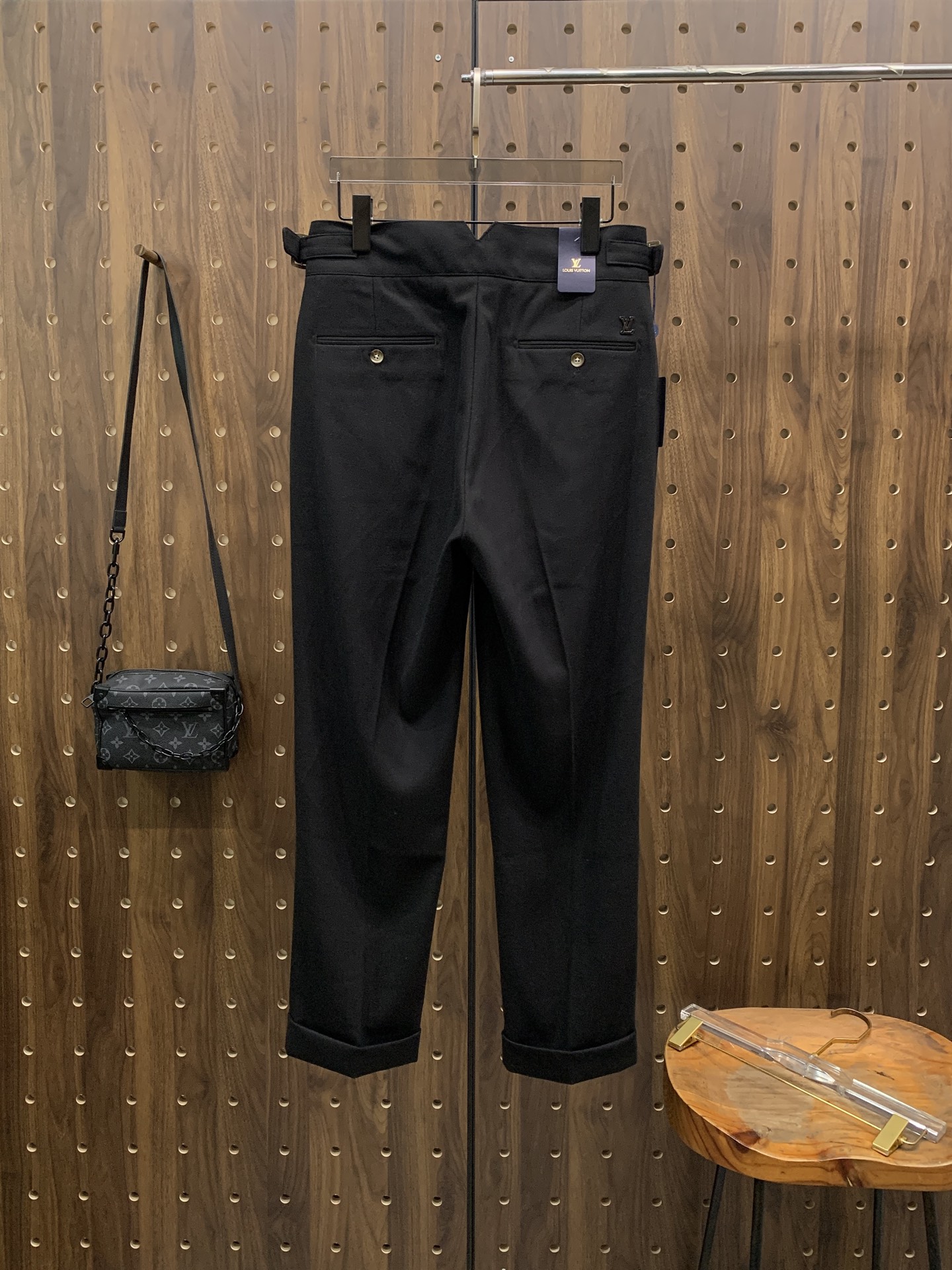 PLV🔥🔥毛呢西裤2025ss秋冬【新品】官网同步有售，男士高端商务休闲毛呢西裤，高端进口面料，带弹力，