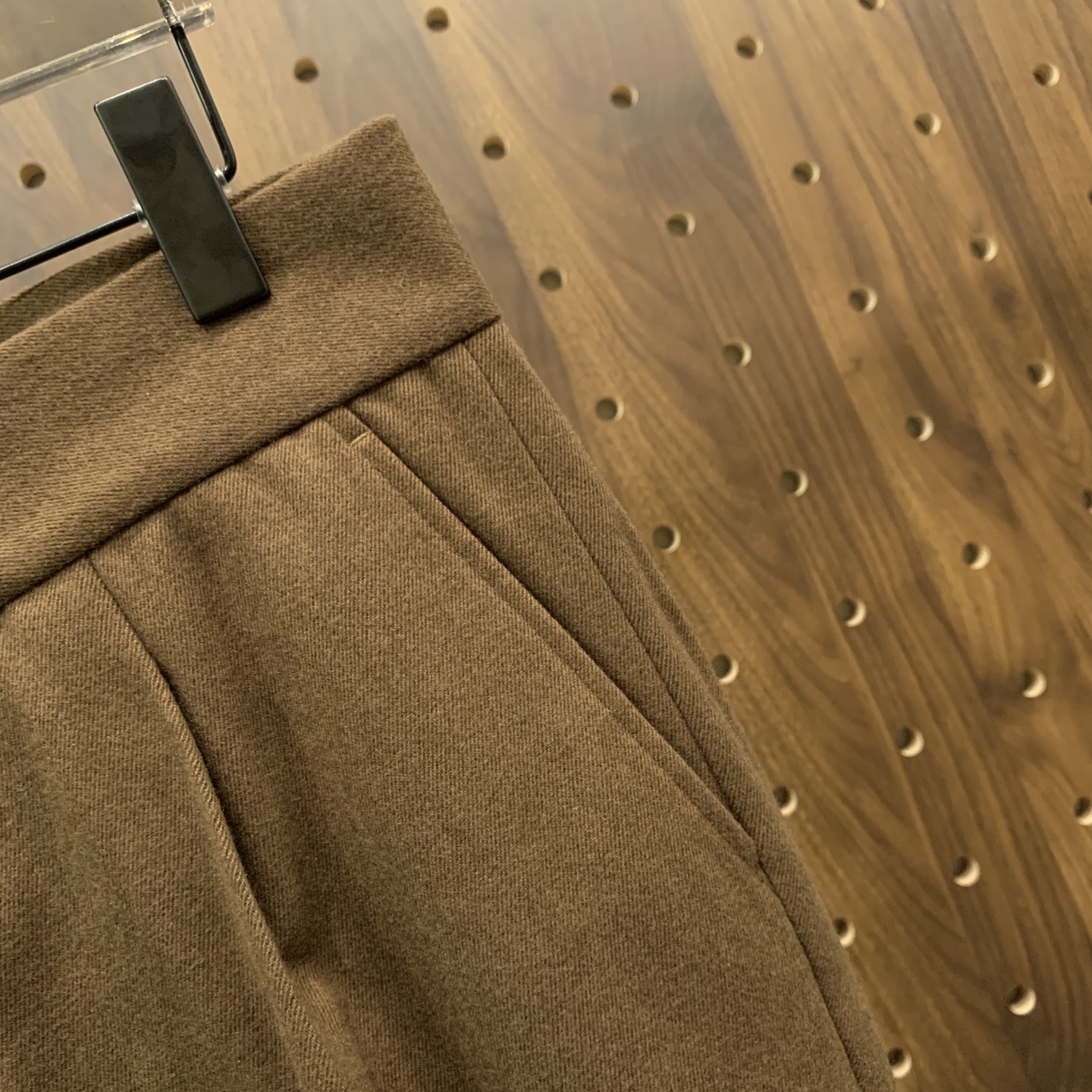 P普拉达🔥🔥毛呢西裤2025ss秋冬【新品】官网同步有售，男士高端商务休闲毛呢西裤，高端进口面料，带弹力