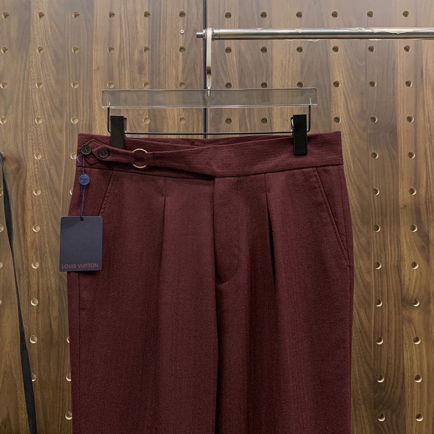 PLV🔥🔥毛呢西裤2025ss秋冬【新品】官网同步有售，男士高端商务休闲毛呢西裤，高端进口面料，带弹力，