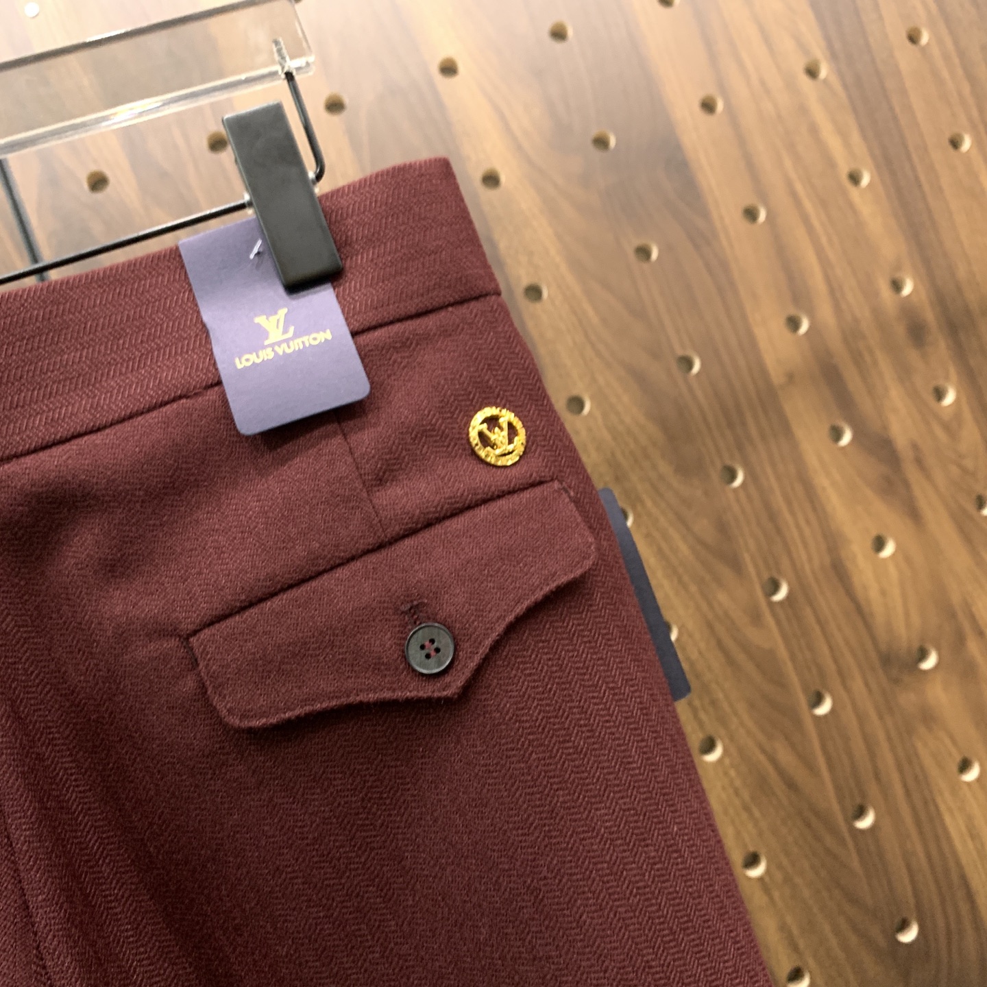 PLV🔥🔥毛呢西裤2025ss秋冬【新品】官网同步有售，男士高端商务休闲毛呢西裤，高端进口面料，带弹力，