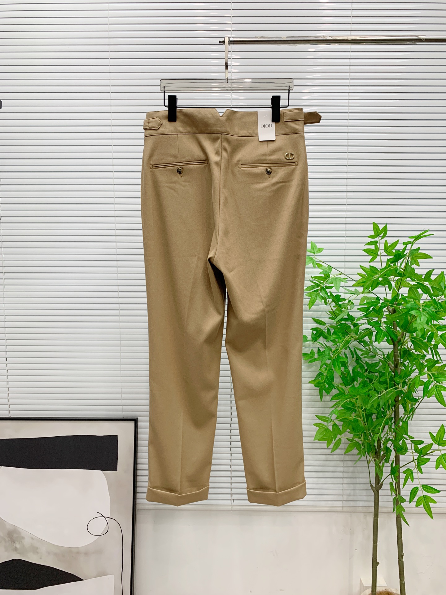 P迪奥🔥🔥毛呢西裤2025ss秋冬【新品】官网同步有售，男士高端商务休闲毛呢西裤，高端进口面料，带弹力，