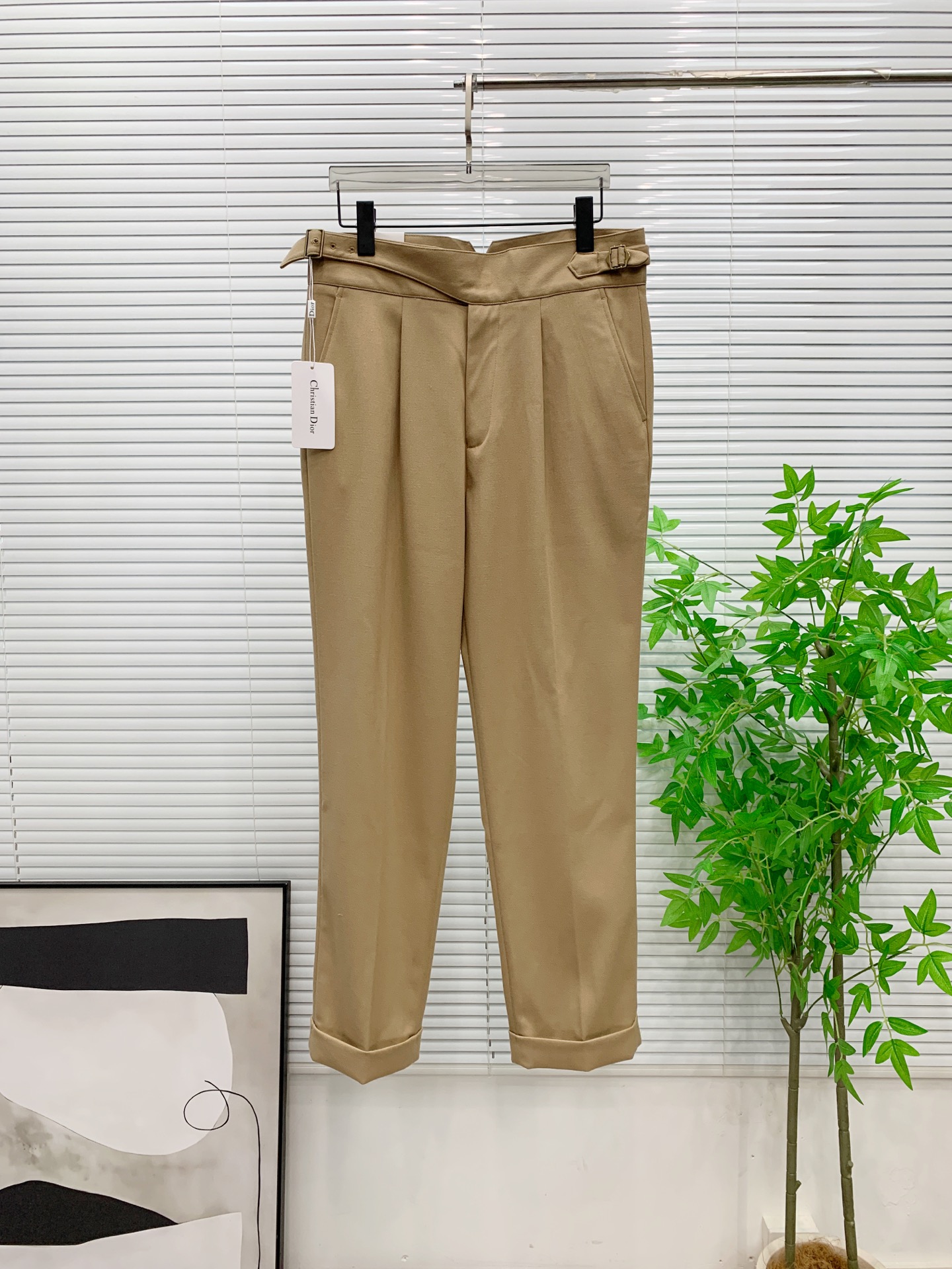 P迪奥🔥🔥毛呢西裤2025ss秋冬【新品】官网同步有售，男士高端商务休闲毛呢西裤，高端进口面料，带弹力，