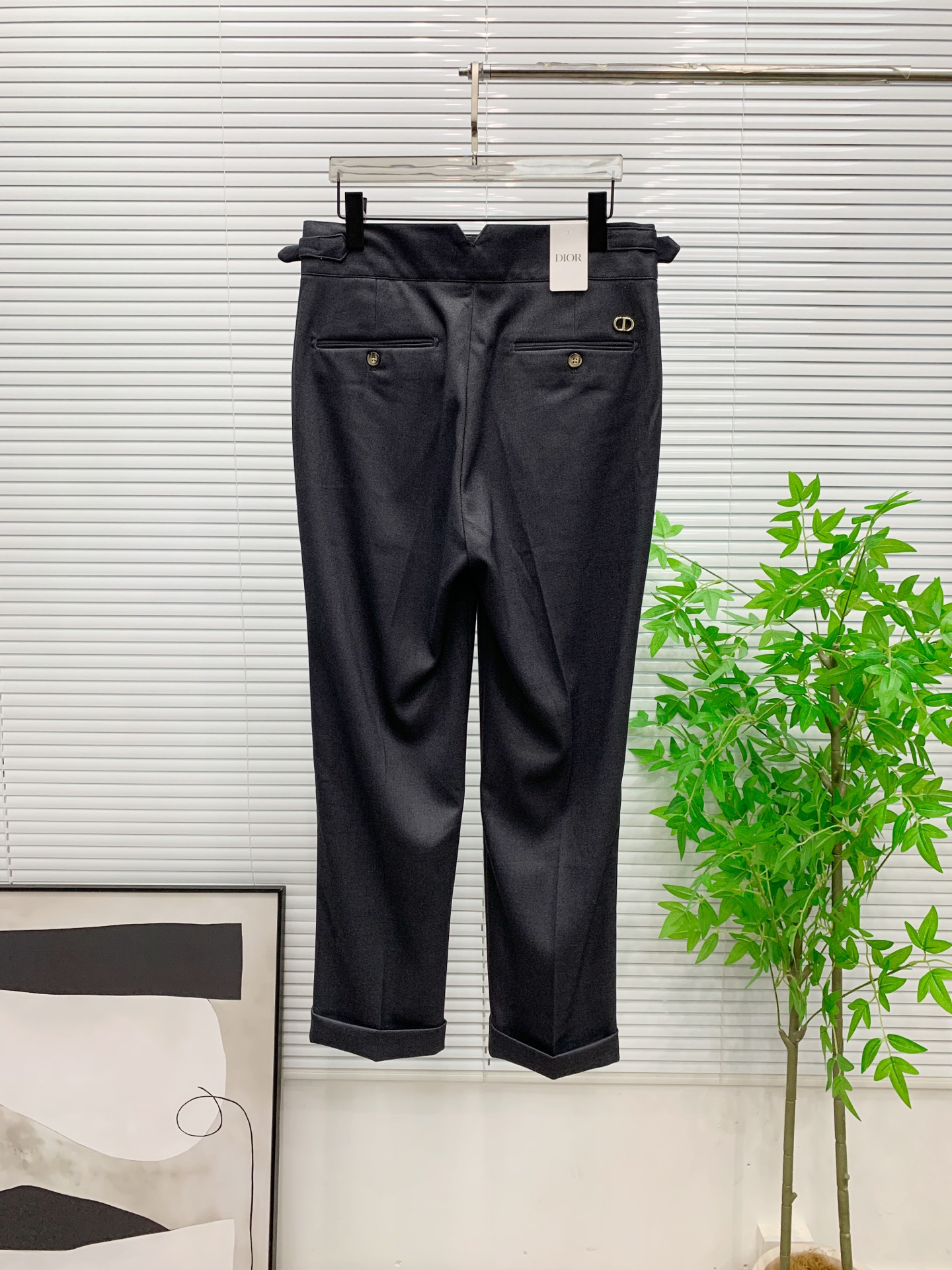 P迪奥🔥🔥毛呢西裤2025ss秋冬【新品】官网同步有售，男士高端商务休闲毛呢西裤，高端进口面料，带弹力，