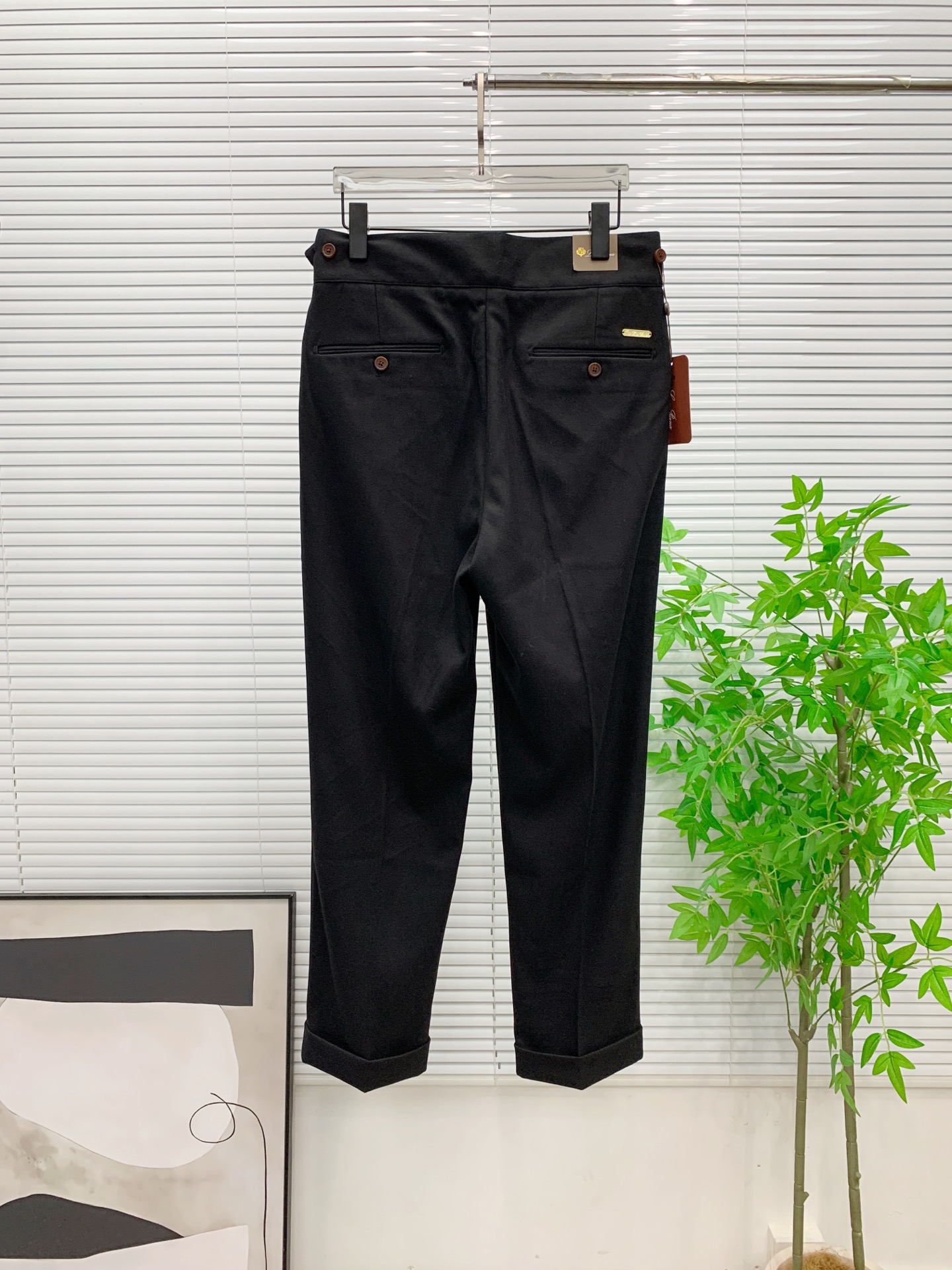 🌹LP🆕🔥🔥毛呢西裤2025ss秋冬【新品】官网同步有售，男士高端商务休闲毛呢西裤，高端进口面料，带弹力