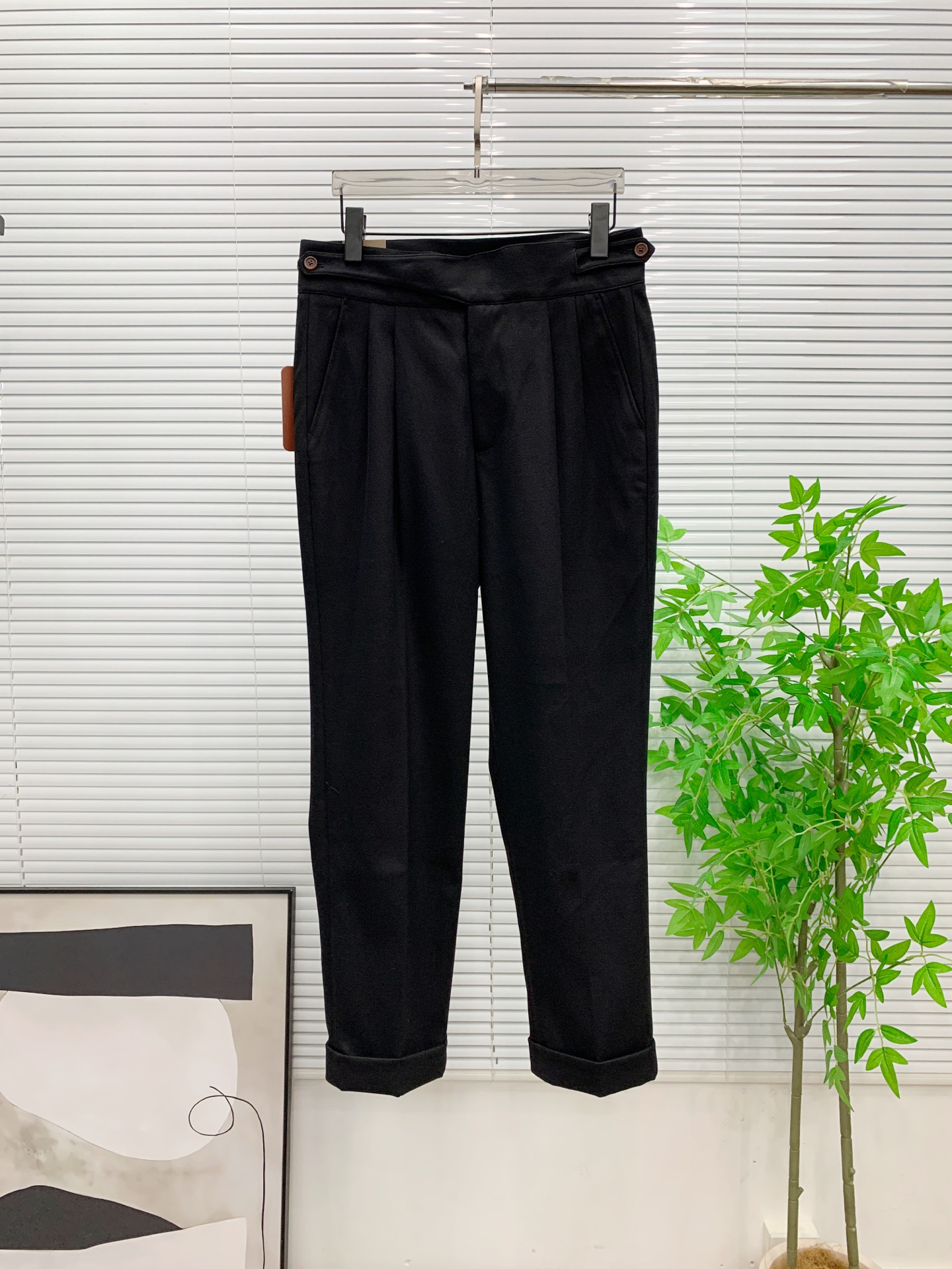 🌹LP🆕🔥🔥毛呢西裤2025ss秋冬【新品】官网同步有售，男士高端商务休闲毛呢西裤，高端进口面料，带弹力