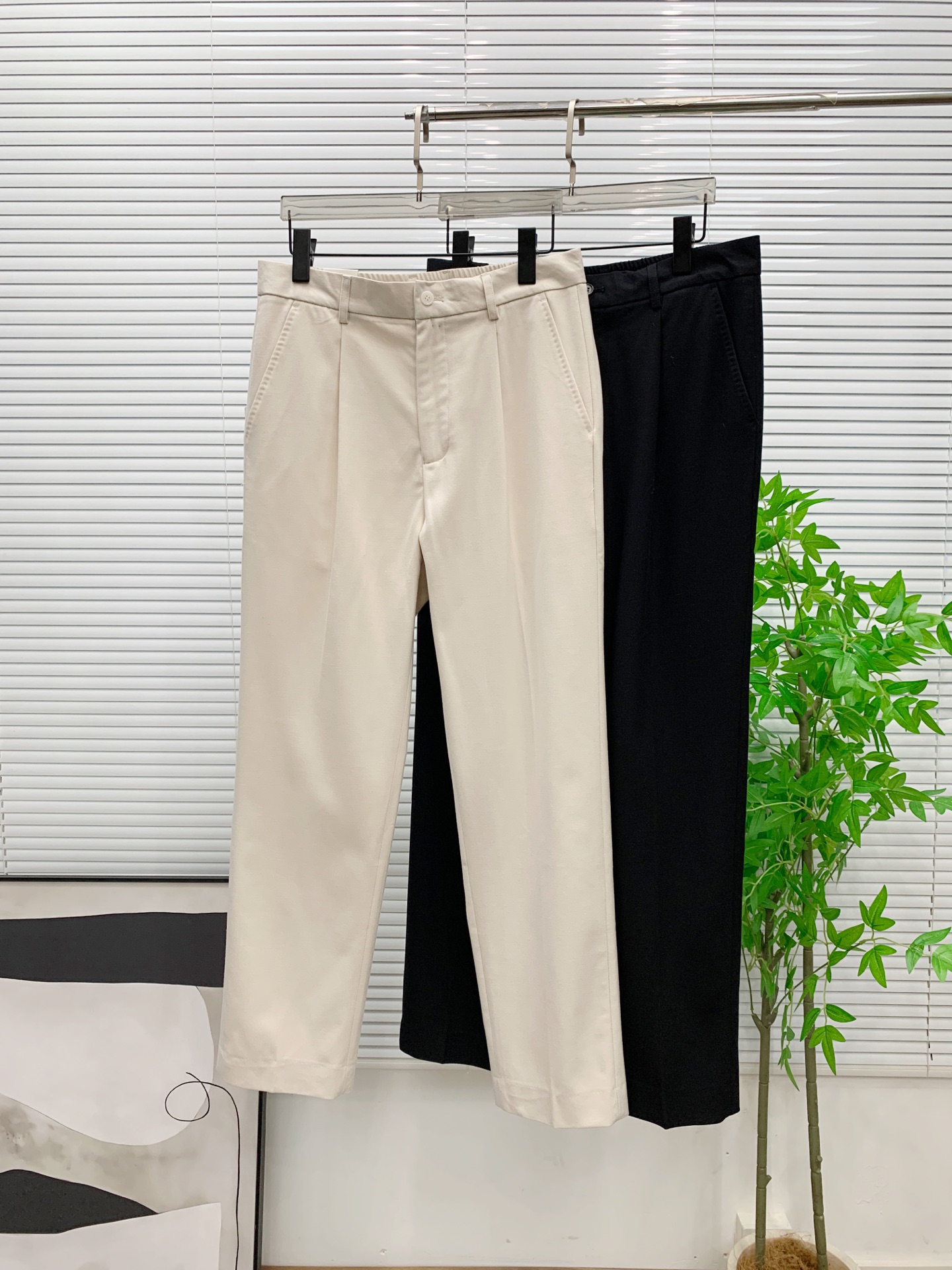 P罗意威🔥🔥毛呢西裤2025ss秋冬【新品】官网同步有售，男士高端商务休闲毛呢西裤，高端进口面料，带弹力