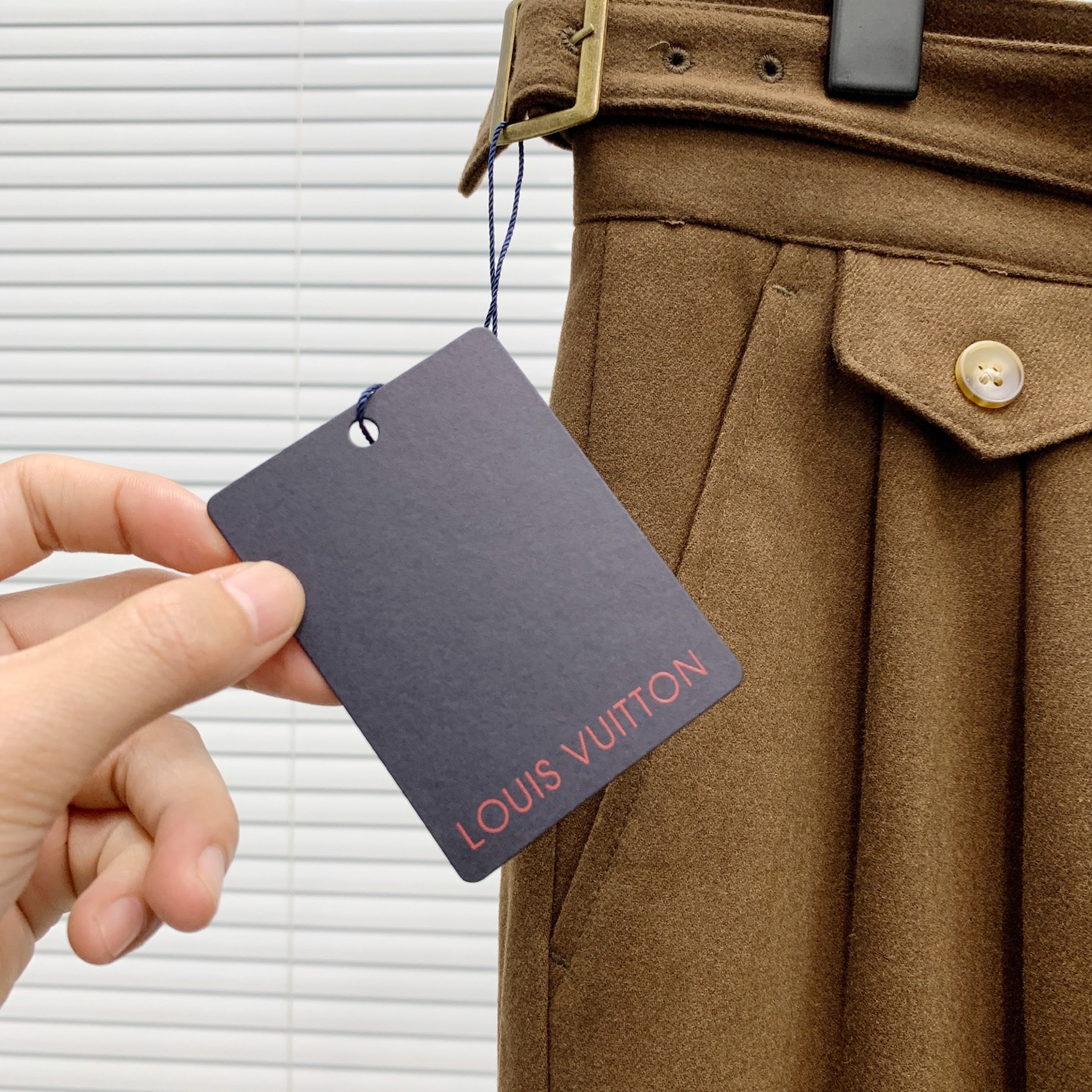 PLV🔥🔥毛呢西裤2025ss秋冬【新品】官网同步有售，男士高端商务休闲毛呢西裤，高端进口面料，带弹力，