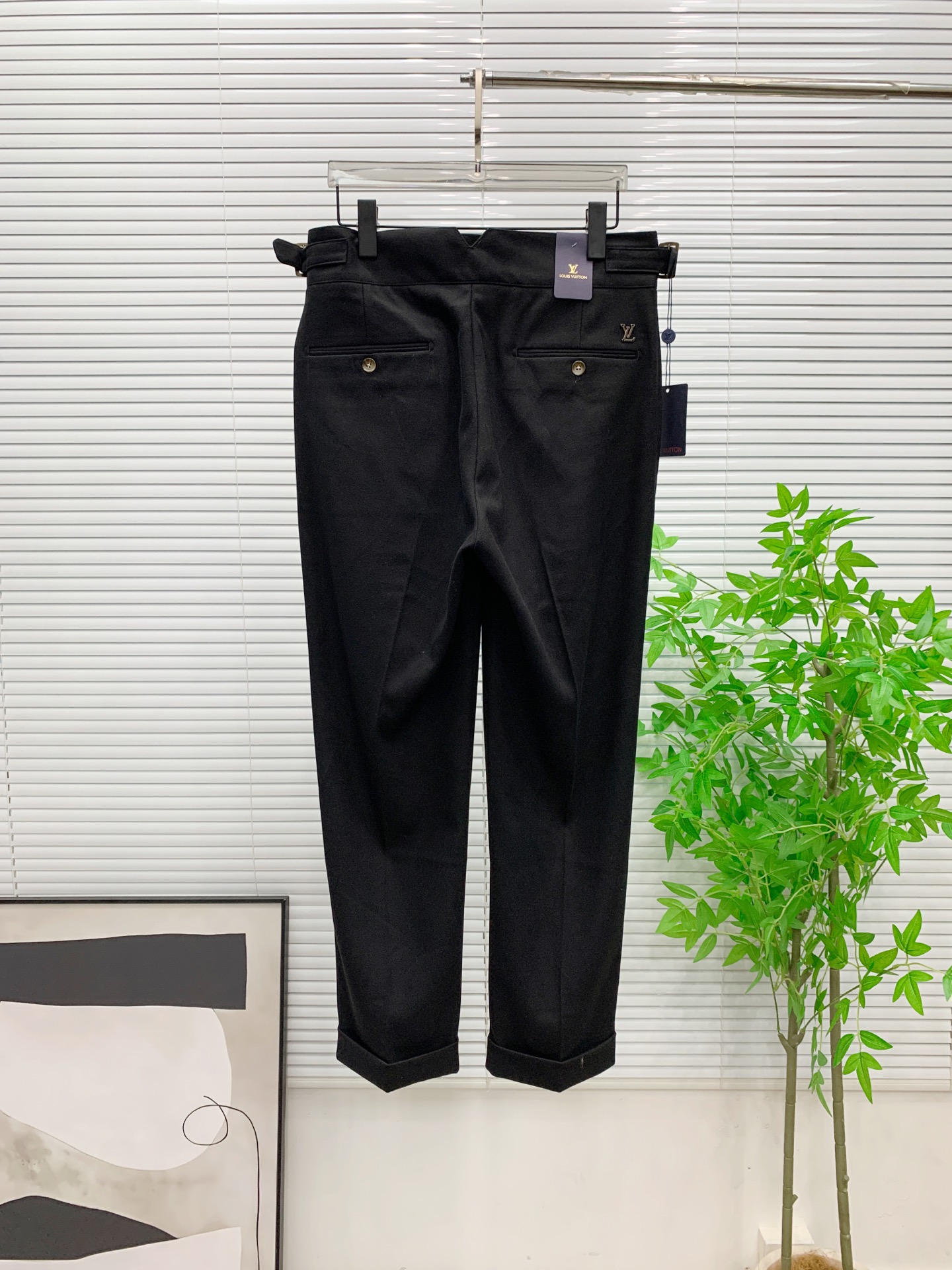 PLV🔥🔥毛呢西裤2025ss秋冬【新品】官网同步有售，男士高端商务休闲毛呢西裤，高端进口面料，带弹力，