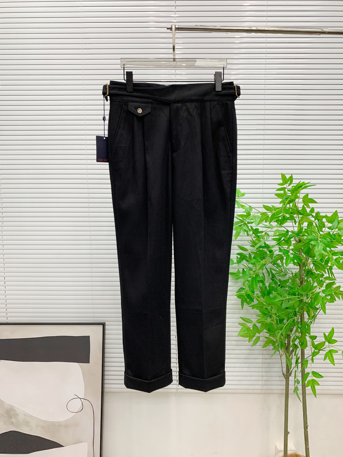 PLV🔥🔥毛呢西裤2025ss秋冬【新品】官网同步有售，男士高端商务休闲毛呢西裤，高端进口面料，带弹力，