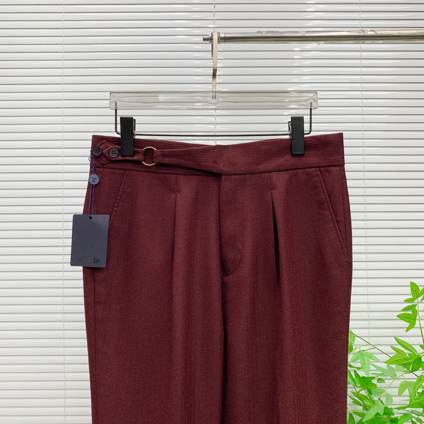 PLV🔥🔥毛呢西裤2025ss秋冬【新品】官网同步有售，男士高端商务休闲毛呢西裤，高端进口面料，带弹力，