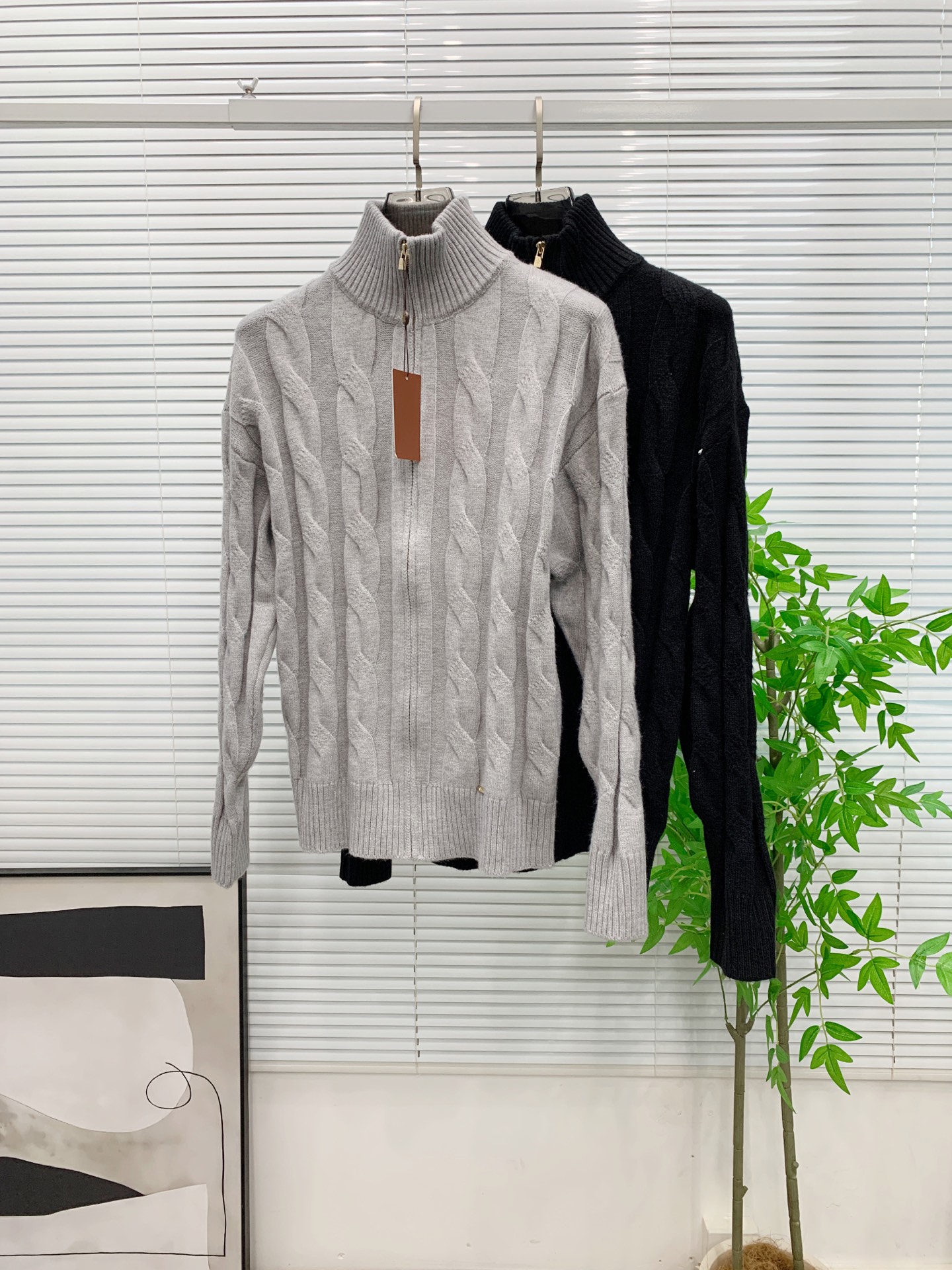 🌹LP🆕 【新品】秋冬新款针织羊毛开衫 高品质意大利进口羊毛混纺面料，高密度针织，时尚百搭毛衣，帅气十足