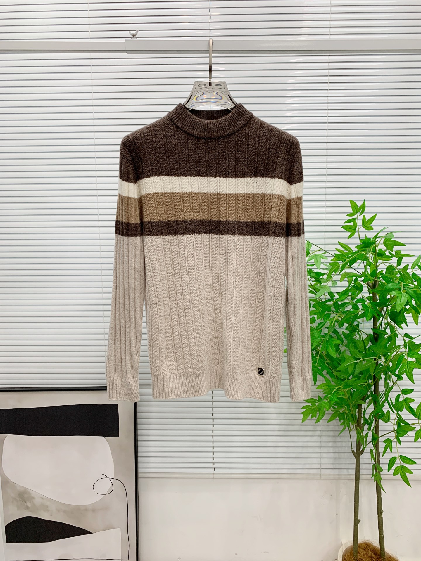 P杰尼亚纯羊毛2025【新品】秋冬新款针织羊毛开衫 高品质意大利进口羊毛混纺面料，高密度针织，时尚百搭毛