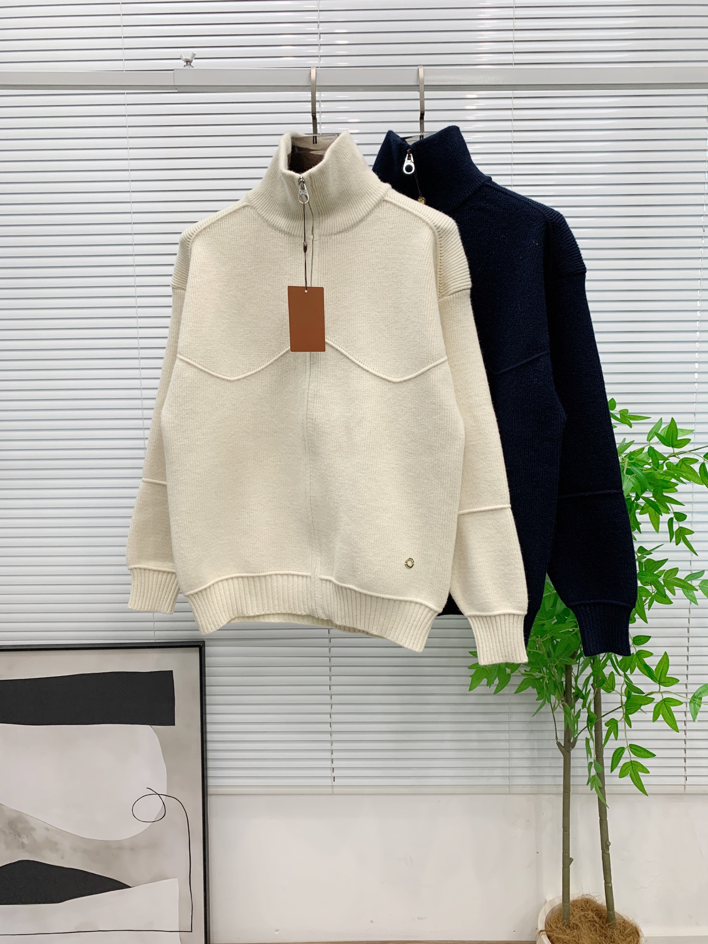 🌹LP🆕 【新品】秋冬新款针织羊毛开衫 高品质意大利进口羊毛混纺面料，高密度针织，时尚百搭毛衣，帅气十足