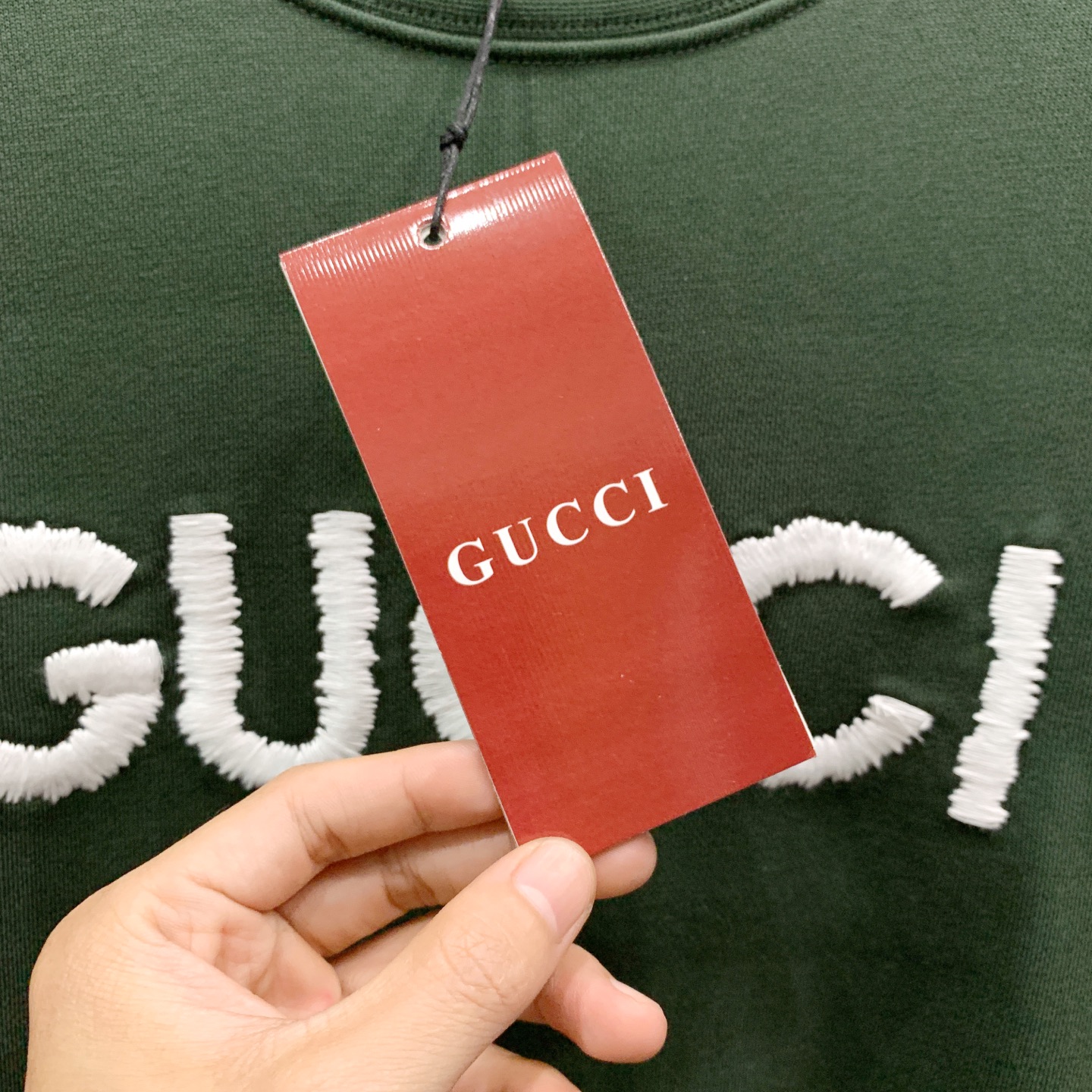 P古驰25SS【新品】最新最顶级版本精美工艺圆领卫衣，最顶级的品质专柜原单套头衫，顶级制作工艺进口面料，