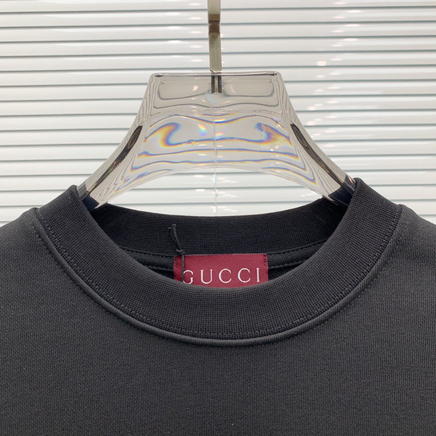 P古驰25SS【新品】最新最顶级版本精美工艺圆领卫衣，最顶级的品质专柜原单套头衫，顶级制作工艺进口面料，