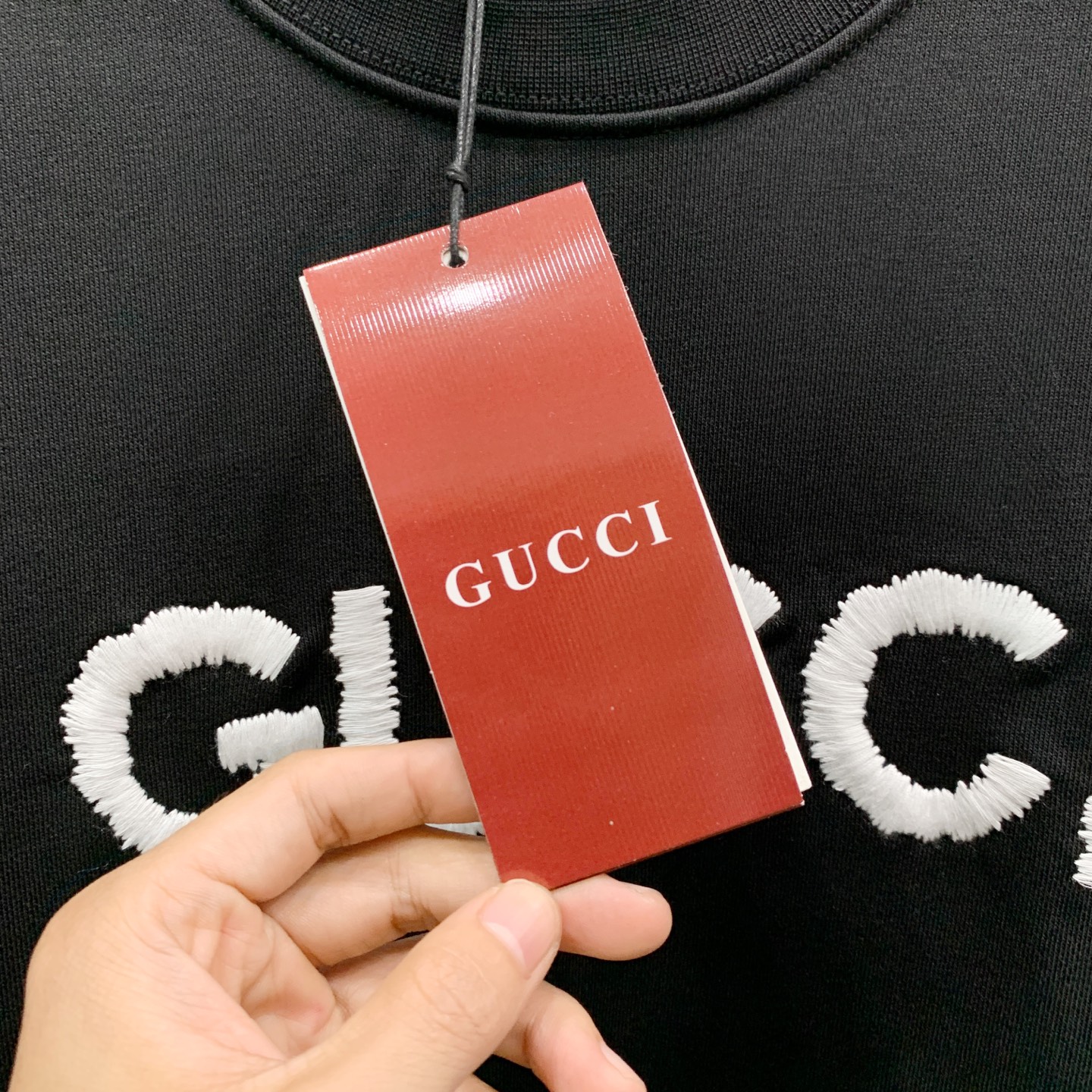 P古驰25SS【新品】最新最顶级版本精美工艺圆领卫衣，最顶级的品质专柜原单套头衫，顶级制作工艺进口面料，