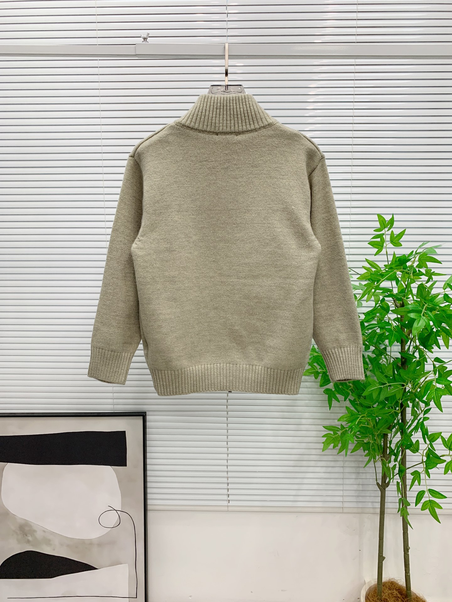 P迪奥2025【新品】秋冬新款针织羊毛开衫 高品质意大利进口羊毛混纺面料，高密度针织，时尚百搭毛衣，帅气