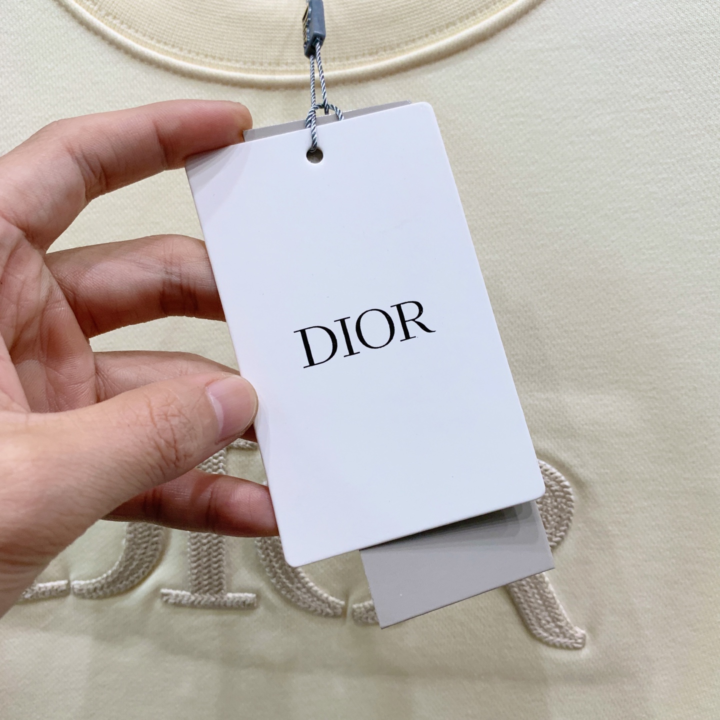 P迪奥25SS【新品】最新最顶级版本精美工艺圆领卫衣，最顶级的品质专柜原单套头衫，顶级制作工艺进口面料，