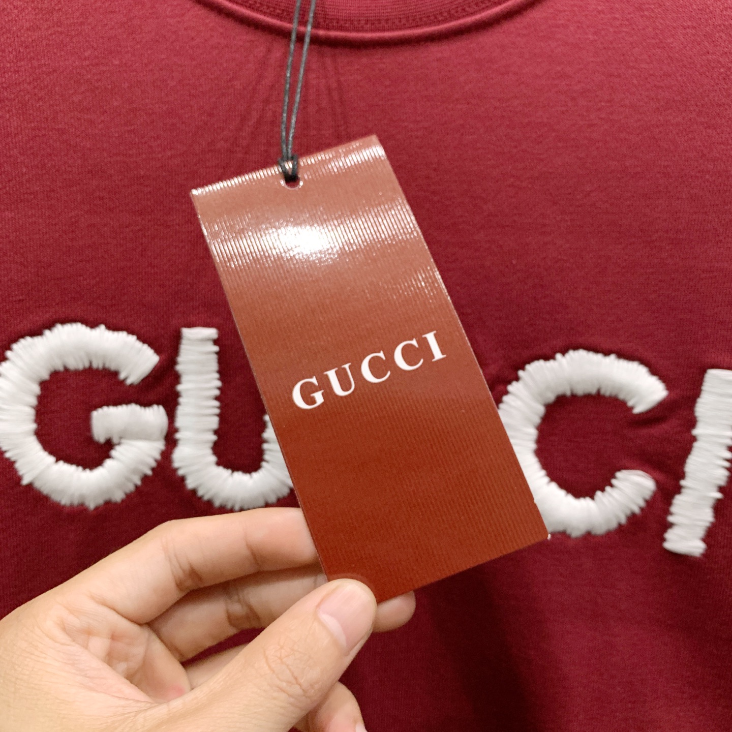 P古驰25SS【新品】最新最顶级版本精美工艺圆领卫衣，最顶级的品质专柜原单套头衫，顶级制作工艺进口面料，