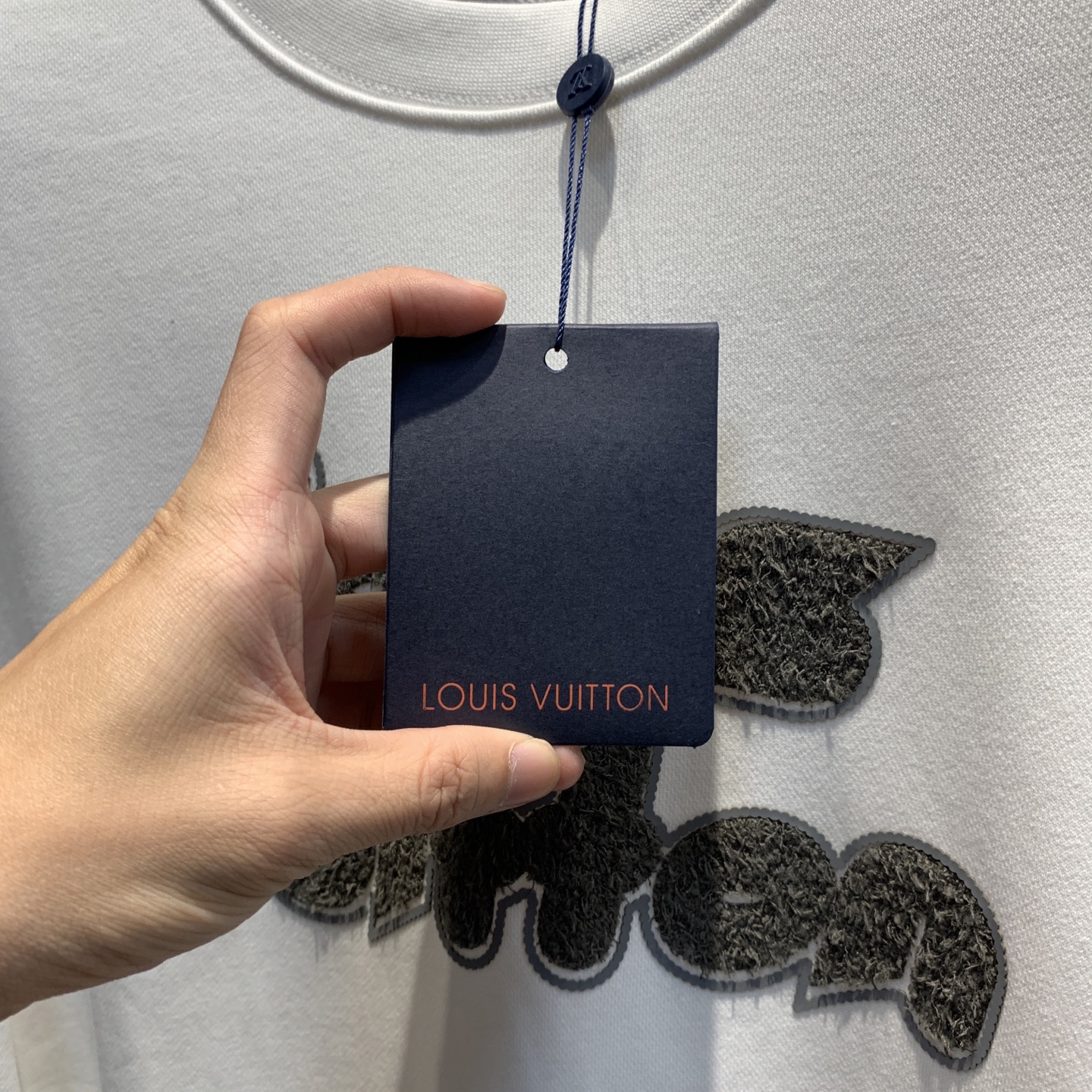 🌾 LV 25SS【新品】最新最顶级版本精美工艺圆领卫衣，最顶级的品质专柜原单套头衫，顶级制作工艺进口面