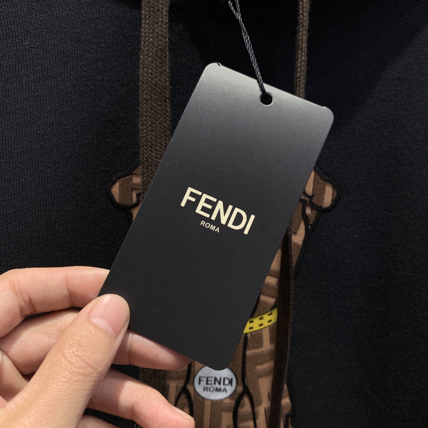 🌾芬迪25SS【新品】最新最顶级版本精美工艺连帽卫衣，最顶级的品质专柜原单套头衫，顶级制作工艺进口面料，