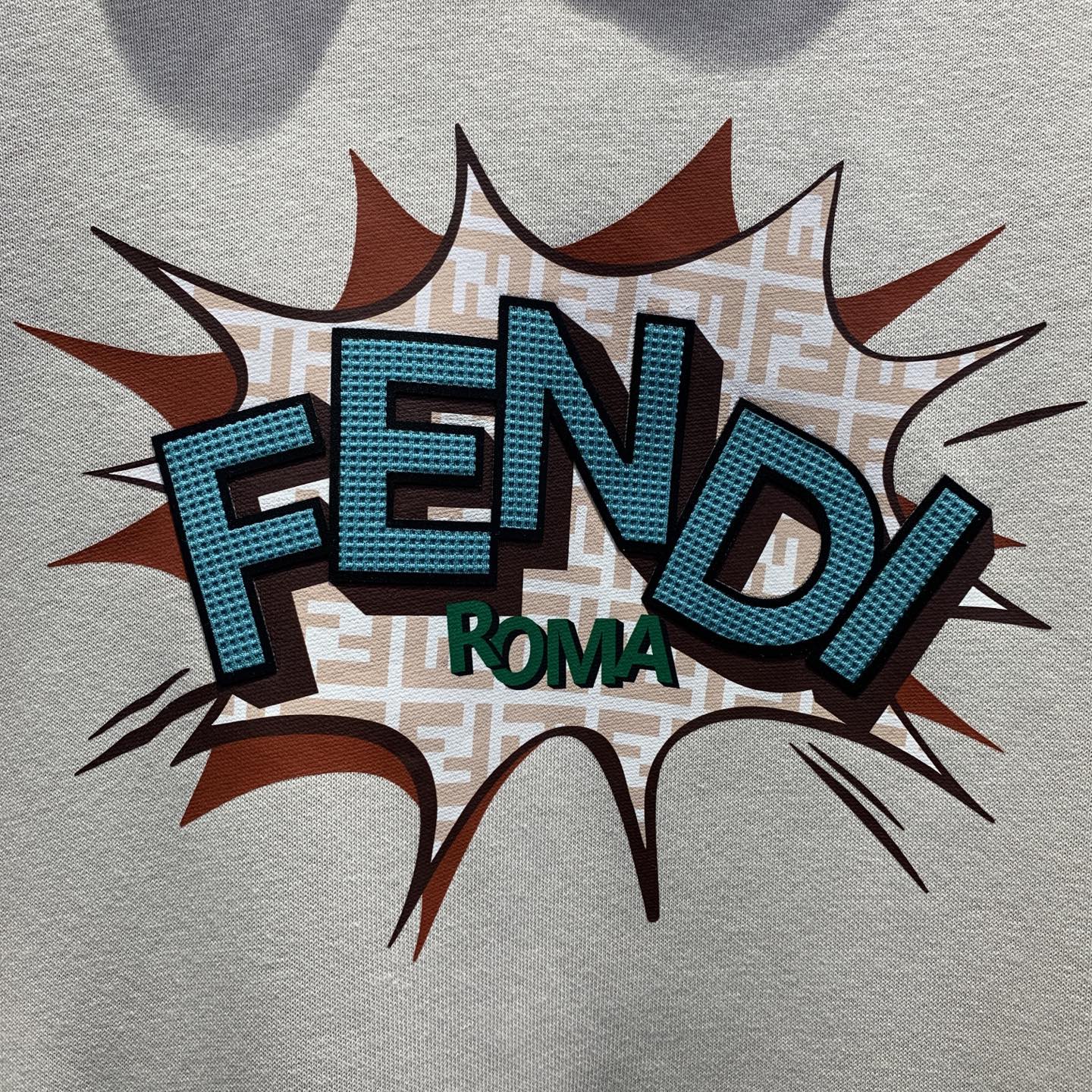 🌾芬迪25SS【新品】最新最顶级版本精美工艺连帽卫衣，最顶级的品质专柜原单套头衫，顶级制作工艺进口面料，