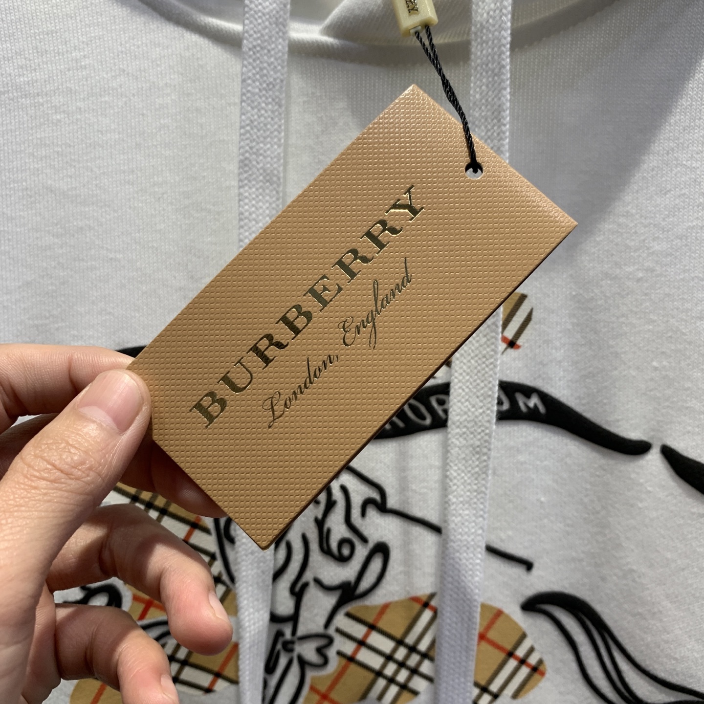 🌾巴宝莉25SS【新品】最新最顶级版本精美工艺连帽卫衣，最顶级的品质专柜原单套头衫，顶级制作工艺进口面料