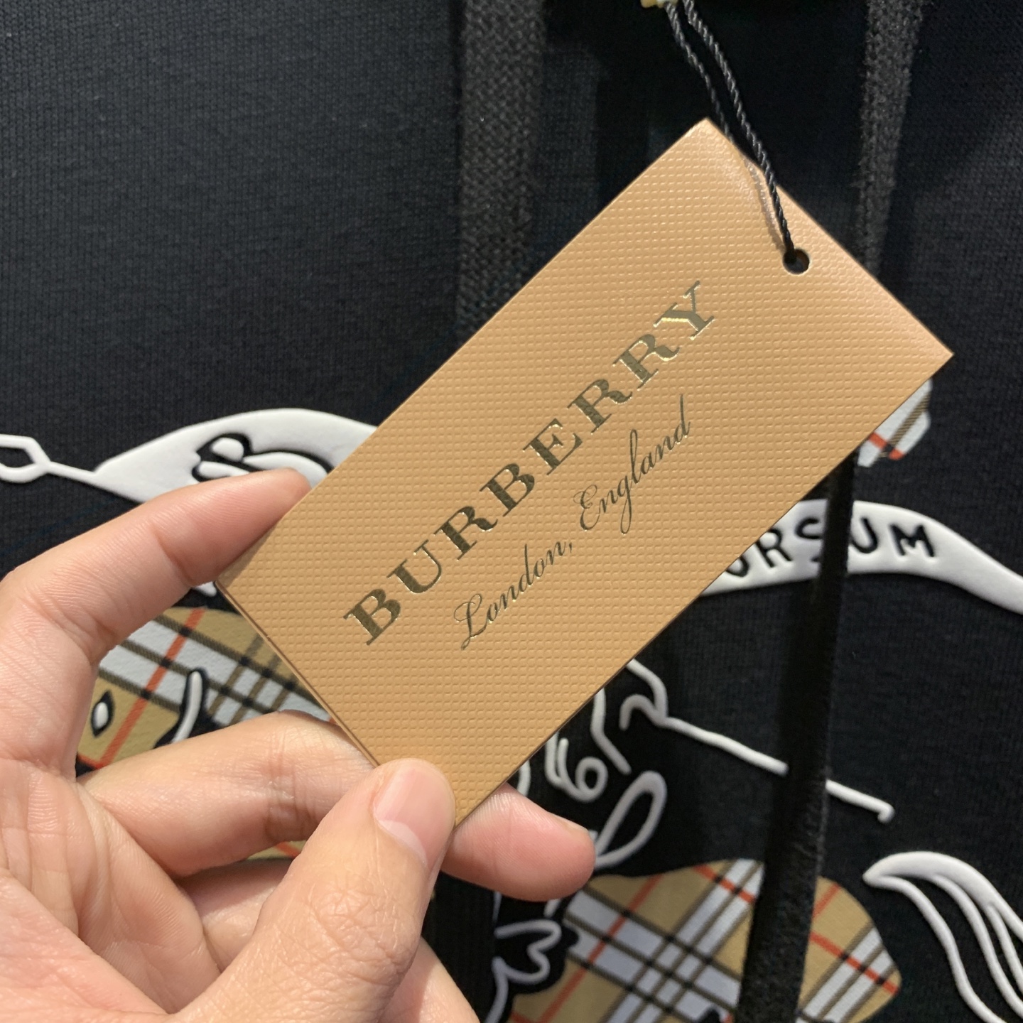 🌾巴宝莉25SS【新品】最新最顶级版本精美工艺连帽卫衣，最顶级的品质专柜原单套头衫，顶级制作工艺进口面料