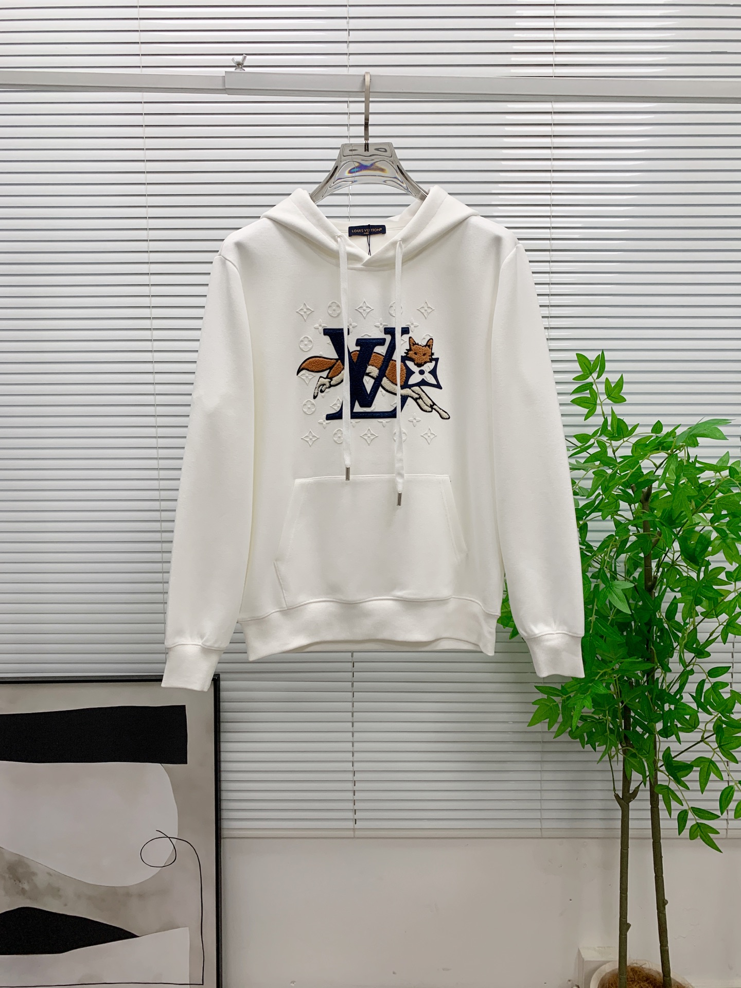 🌾LV25SS【新品】最新最顶级版本精美工艺连帽卫衣，最顶级的品质专柜原单套头衫，顶级制作工艺进口面料，