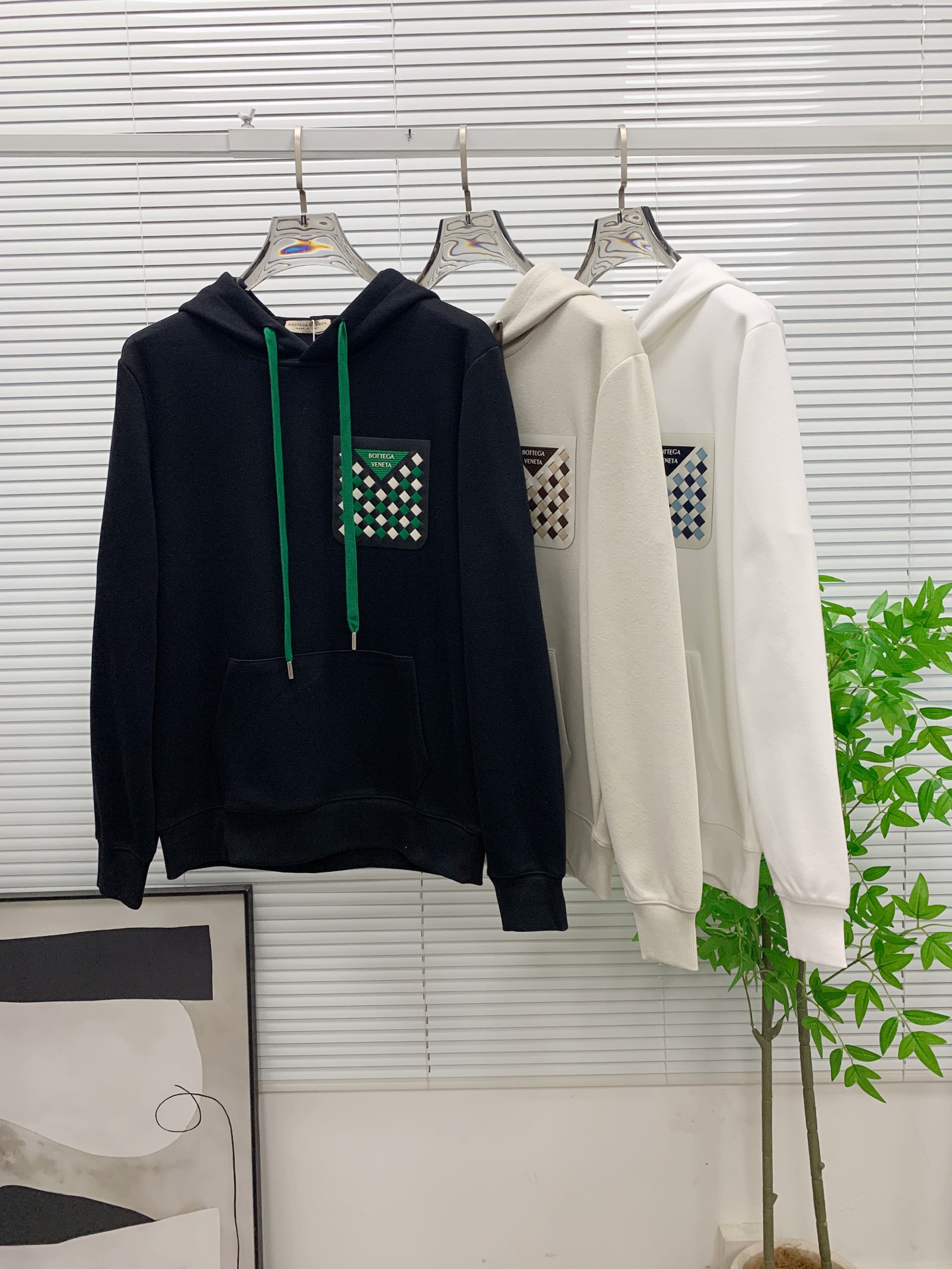 🌾BV 25SS【新品】最新最顶级版本精美工艺连帽卫衣，最顶级的品质专柜原单套头衫，顶级制作工艺进口面料