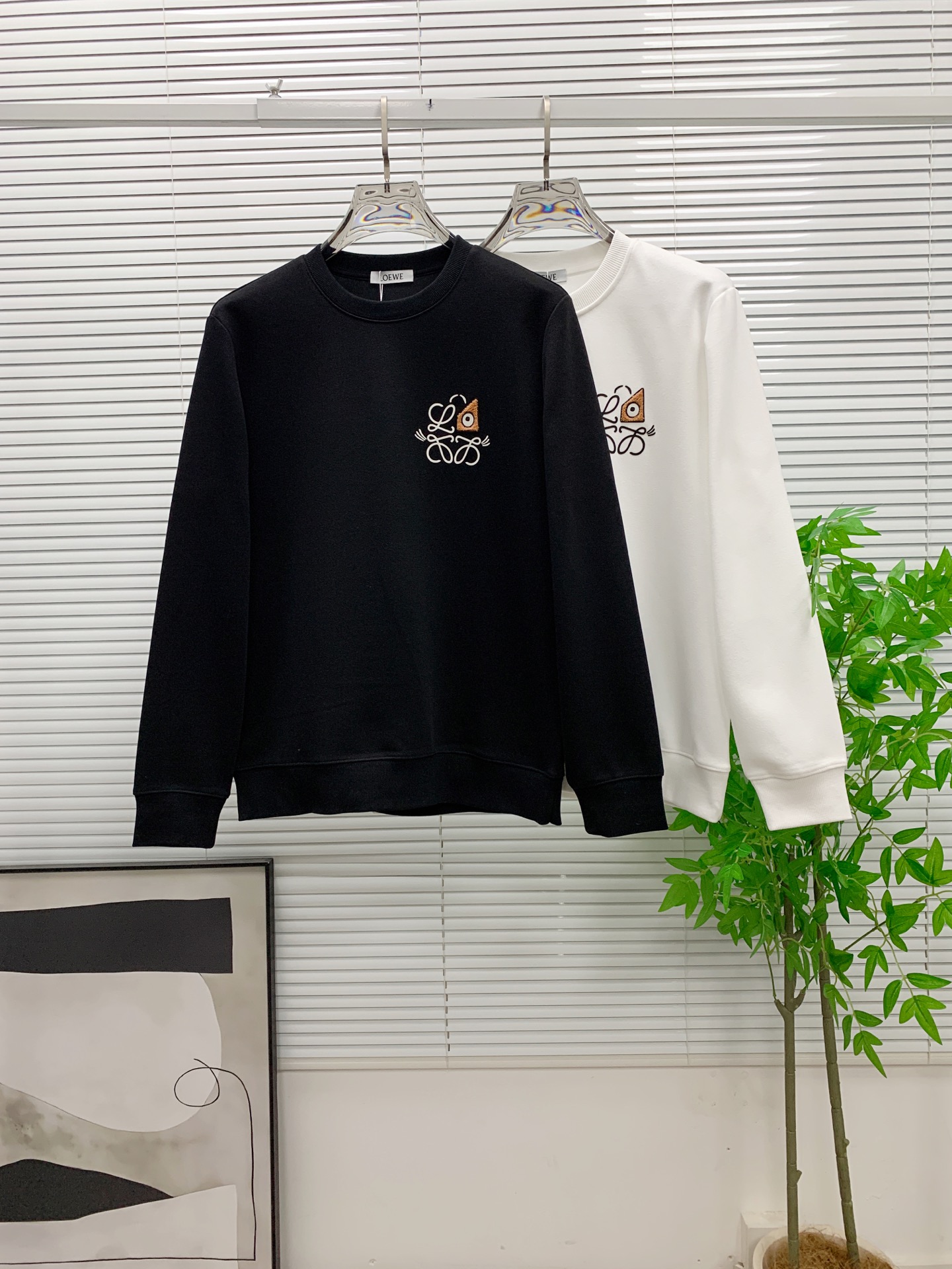 🌾罗意威25SS【新品】最新最顶级版本精美工艺圆领卫衣，最顶级的品质专柜原单套头衫，顶级制作工艺进口面料