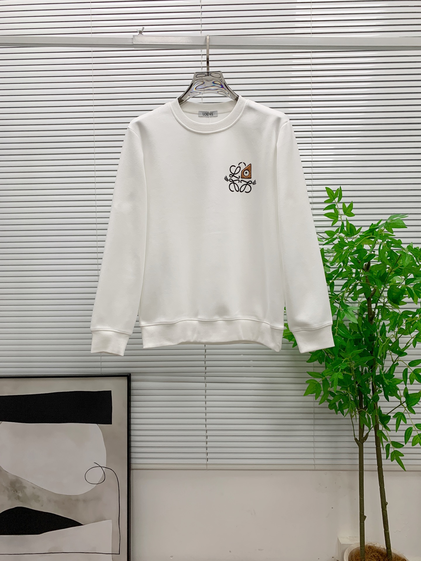 🌾罗意威25SS【新品】最新最顶级版本精美工艺圆领卫衣，最顶级的品质专柜原单套头衫，顶级制作工艺进口面料