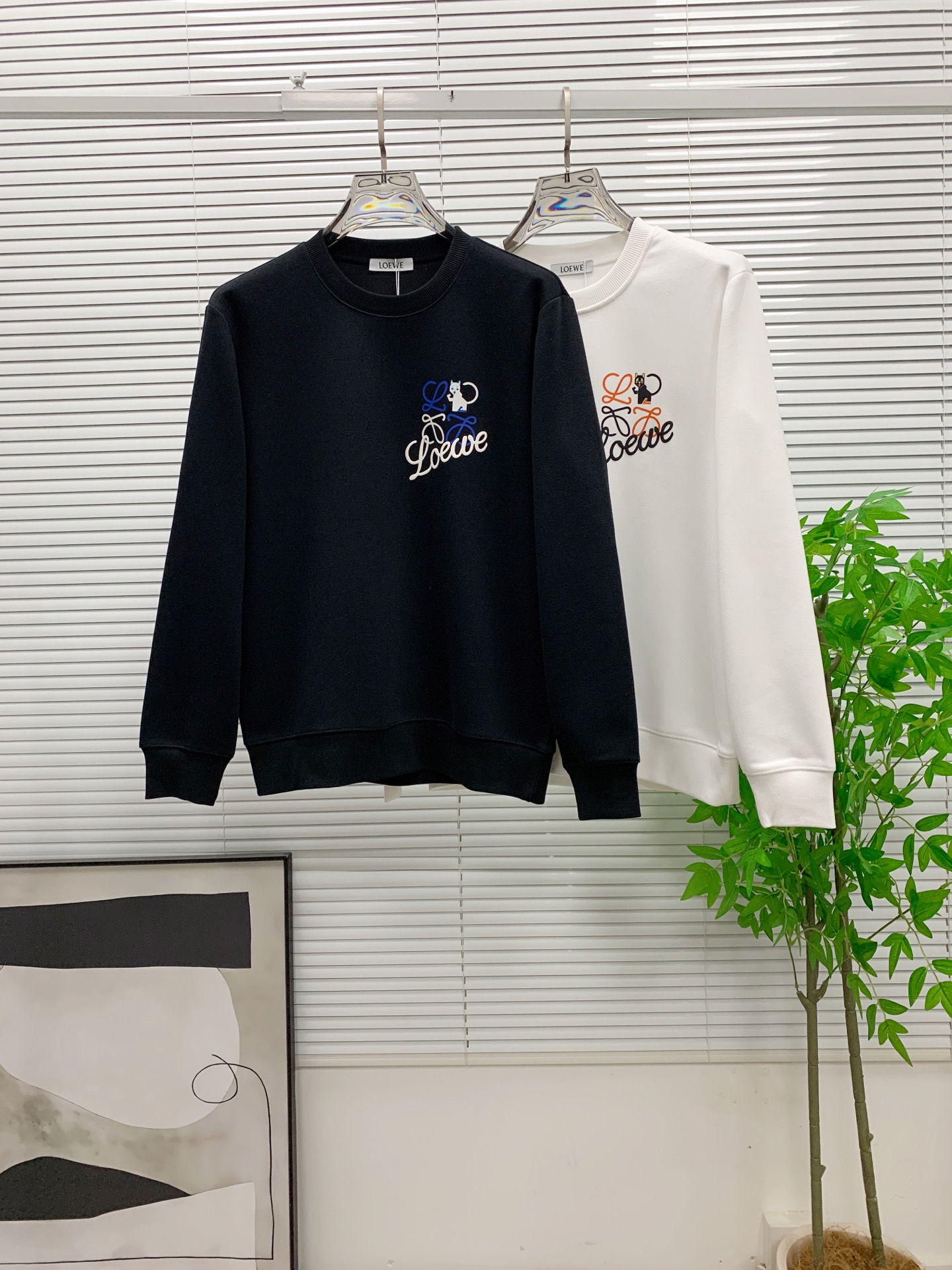 🌾罗意威25SS【新品】最新最顶级版本精美工艺圆领卫衣，最顶级的品质专柜原单套头衫，顶级制作工艺进口面料