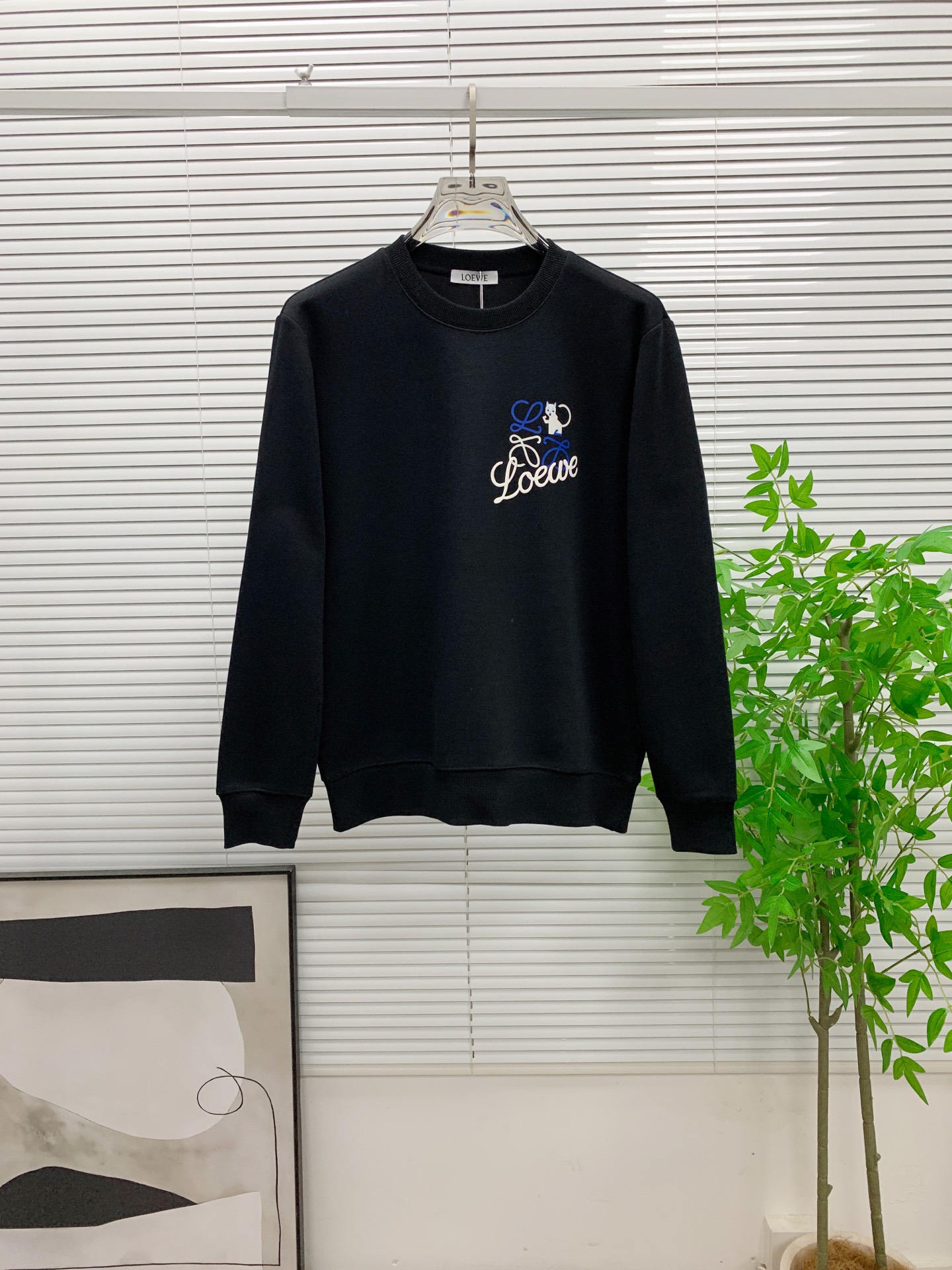 🌾罗意威25SS【新品】最新最顶级版本精美工艺圆领卫衣，最顶级的品质专柜原单套头衫，顶级制作工艺进口面料