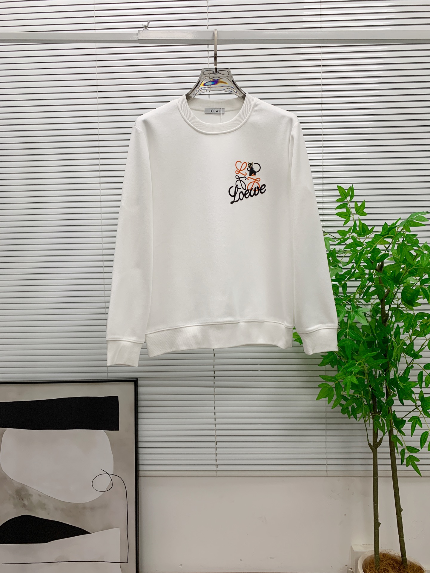 🌾罗意威25SS【新品】最新最顶级版本精美工艺圆领卫衣，最顶级的品质专柜原单套头衫，顶级制作工艺进口面料