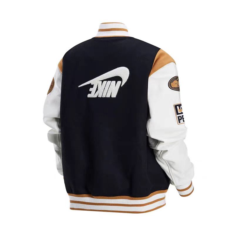 供货价:105💰『福建实体款』宝龙商城特别供应,高质量工艺细节拉满,原包装+原吊牌 🔥专柜质量 🔥 稳定货足 主推👉
【品牌】:  耐克
【款号】:  HQ-4748夹薄
【尺码】:  M-3XL，
【颜色】:  黑色，
【面料】:  呢子+皮，绣标，
专柜同款上市，本季主打，货源充足，放心主推，高端品质，即转即卖.