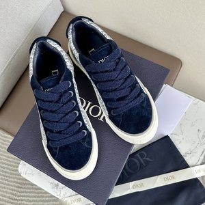 How to start selling replica Dior Skateboard Shoes Sneakers Blue Dark Navy White Yellow Printing Unisex Cowhide Denim PU Rubber Sheepskin TPU Fall Collection Oblique Casual
