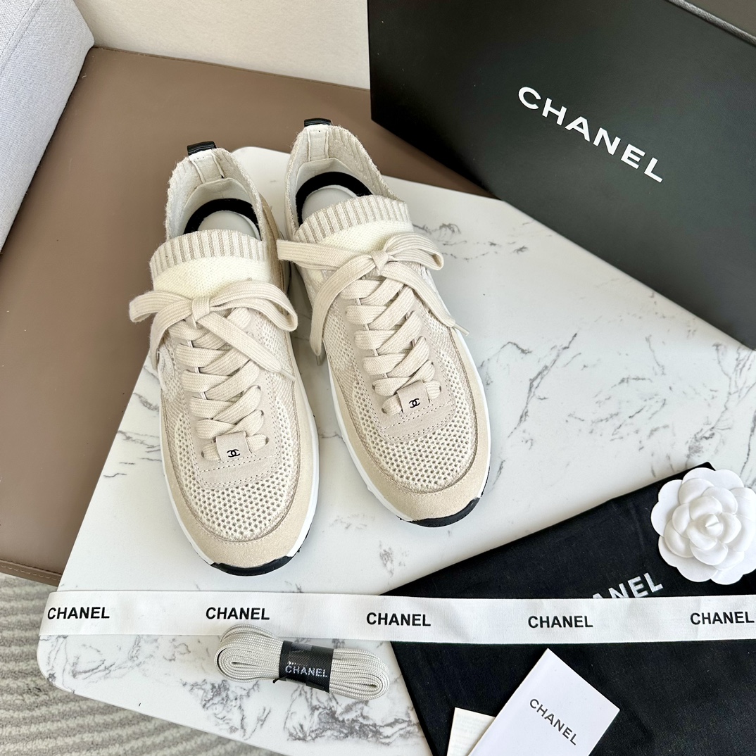 Chanel Casual Shoes High Quality
 Cowhide Deerskin Casual