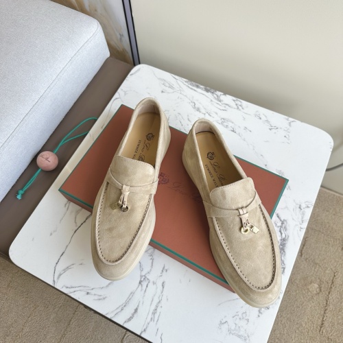 Loro Piana Women's Suede Leather Loafers - Comfortable & Stylish 1 Loro Piana Women's Suede Leather Loafers - Comfortable & Stylish