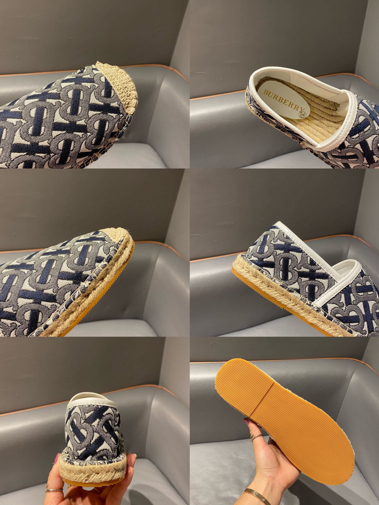 Precio de fábrica. Burberry de alta calidad últimos modelos de los hombres de un estribos Lefebvre z