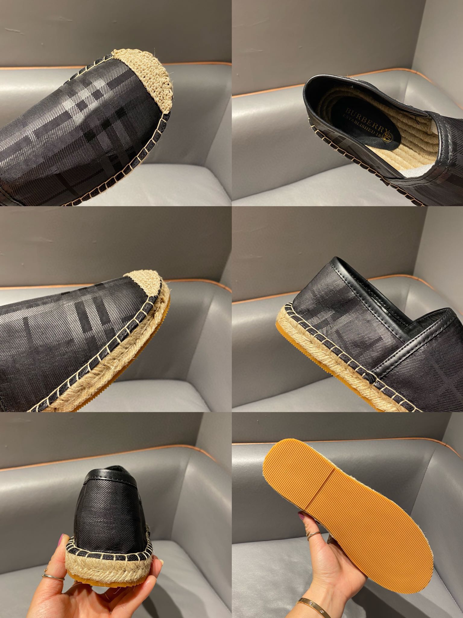Precio de fábrica. Burberry de alta calidad últimos modelos de los hombres de un estribos Lefebvre z