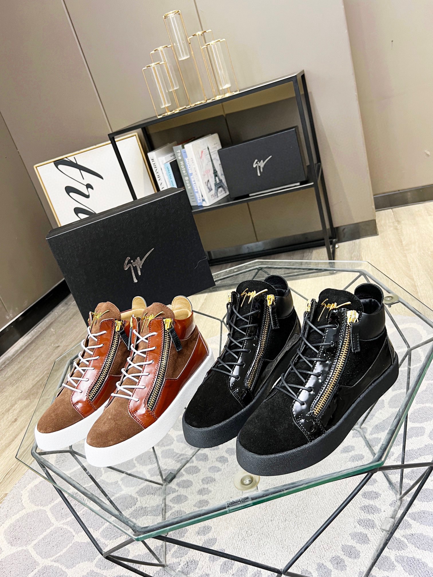 、，（）1:1（1:1）Giuseppe Zanotti1:1，． ¡Giuseppe Zanotti, de moda y único, zapatos de los hombres casuale
