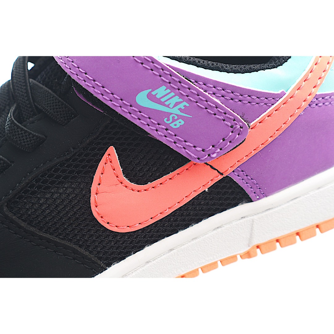 图片[6]-家有萌娃的看过来，这款高品质 NK SB网面儿童板鞋，5个配色超百搭。鞋面采用透气网布，搭配魔术贴设计，穿脱方便。无论是日常出行还是运动玩耍，都能为孩子的小脚丫提供舒适保护。 货号：0083 尺码：24-37-选品中心