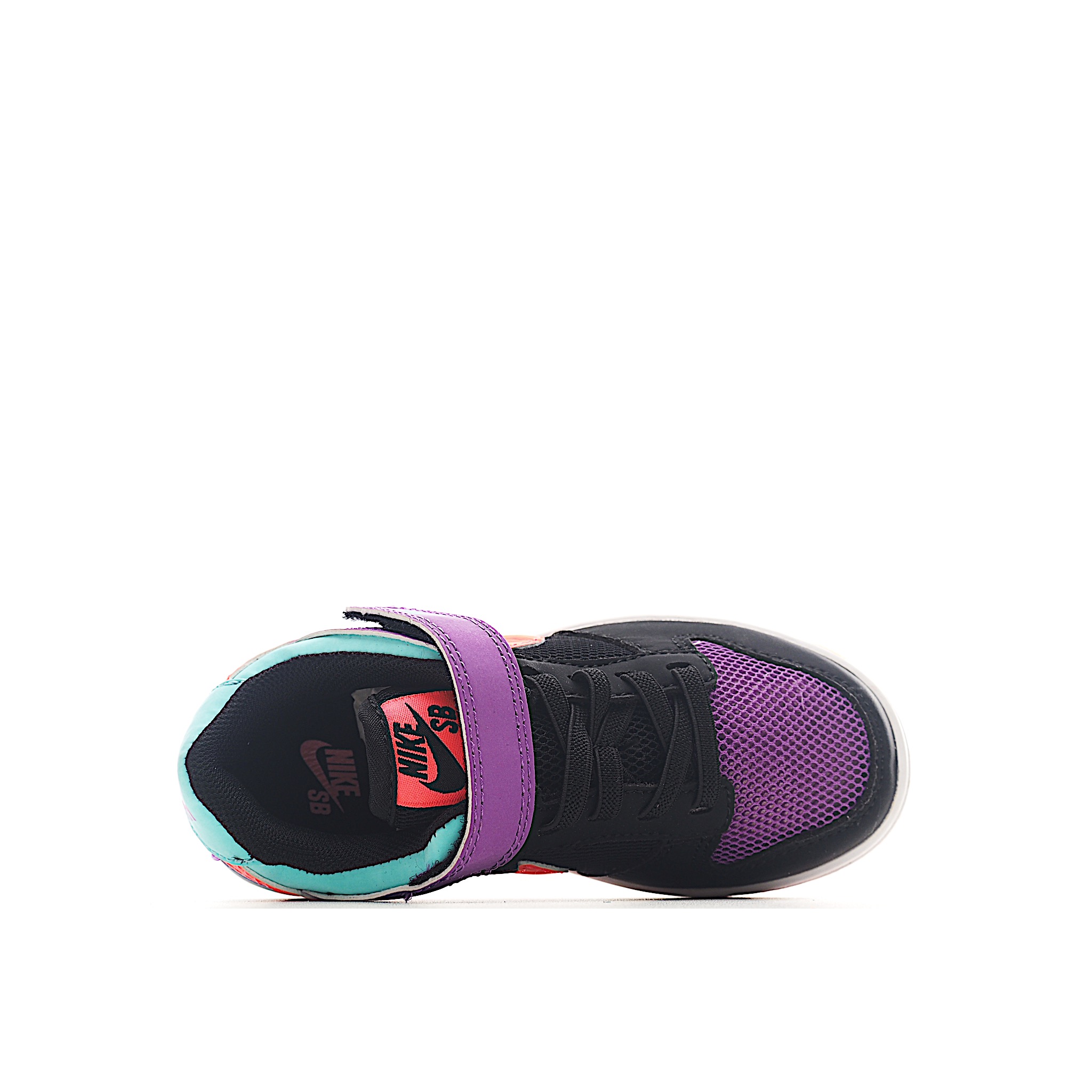 图片[9]-家有萌娃的看过来，这款高品质 NK SB网面儿童板鞋，5个配色超百搭。鞋面采用透气网布，搭配魔术贴设计，穿脱方便。无论是日常出行还是运动玩耍，都能为孩子的小脚丫提供舒适保护。 货号：0083 尺码：24-37-选品中心