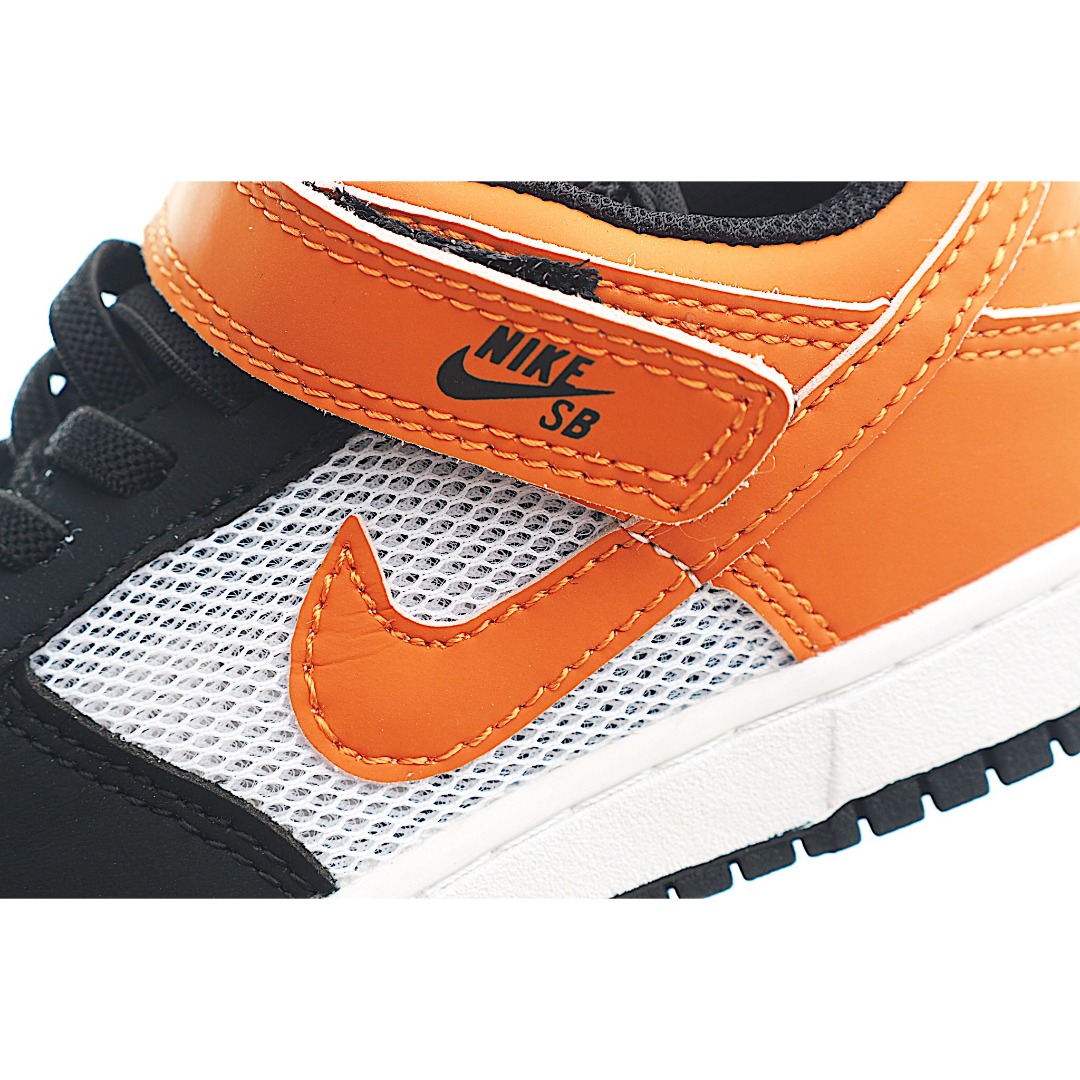 图片[6]-家有萌娃的看过来，这款高品质 NK SB网面儿童板鞋，5个配色超百搭。鞋面采用透气网布，搭配魔术贴设计，穿脱方便。无论是日常出行还是运动玩耍，都能为孩子的小脚丫提供舒适保护。 货号：0058 尺码：24-37-选品中心