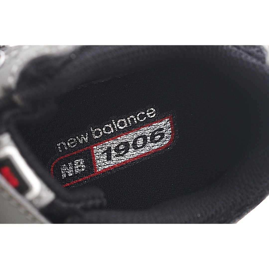 图片[6]-NB 1906 魔术贴儿童跑步鞋 立体双层织面搭配镂空支撑带复古未来感淋漓彰显，亦可搭配亲子款全家玩转复古千禧风。中底采用AB科技与Ny避震系统，缓震回弹性能更出色。升级孩童穿着体验，运动更加舒适自如。 货号：CJ 尺码：24-37-选品中心