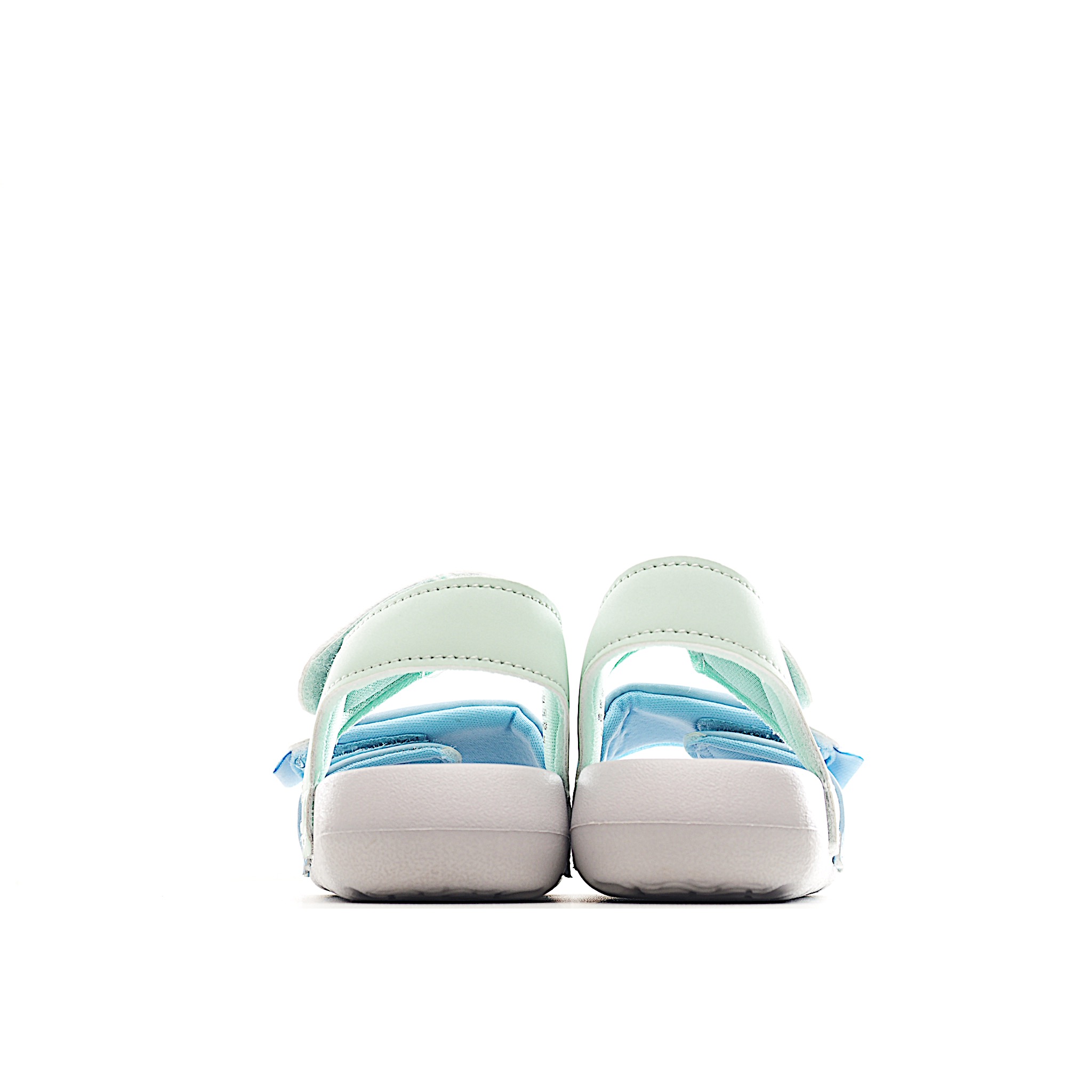 图片[4]-鞋身采用简洁的色彩进行搭配，缔造简洁利落外观和出众脚感，结合缓震与弹性的全新鞋底技术。具有魔术贴调节装署，稳固的后跟设计，软弹舒适不易磨脚，橡胶鞋底配合防滑纹路设计，平稳抓地。 尺码：22.5-37 货号：薄荷绿-选品中心