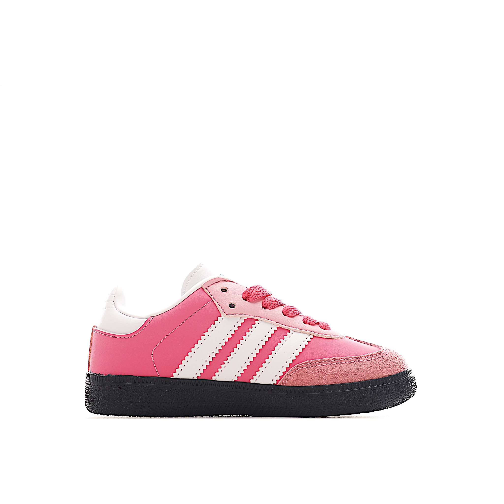 图片[2]-AD 德训 低帮儿童休闲鞋 注：22-27松紧带，28-37系带 如果你回到 1960 年代，你会发现职业足球运动员穿着桑巴，就像这些婴儿鞋一样，几乎就像他们一样。尺寸缩小适合儿童，配有柔软的鞋垫，在全天玩耍时感觉舒适。皮革鞋面、胶橡胶鞋底和3条纹保持经典。 货号：1024 尺码：22-37-选品中心